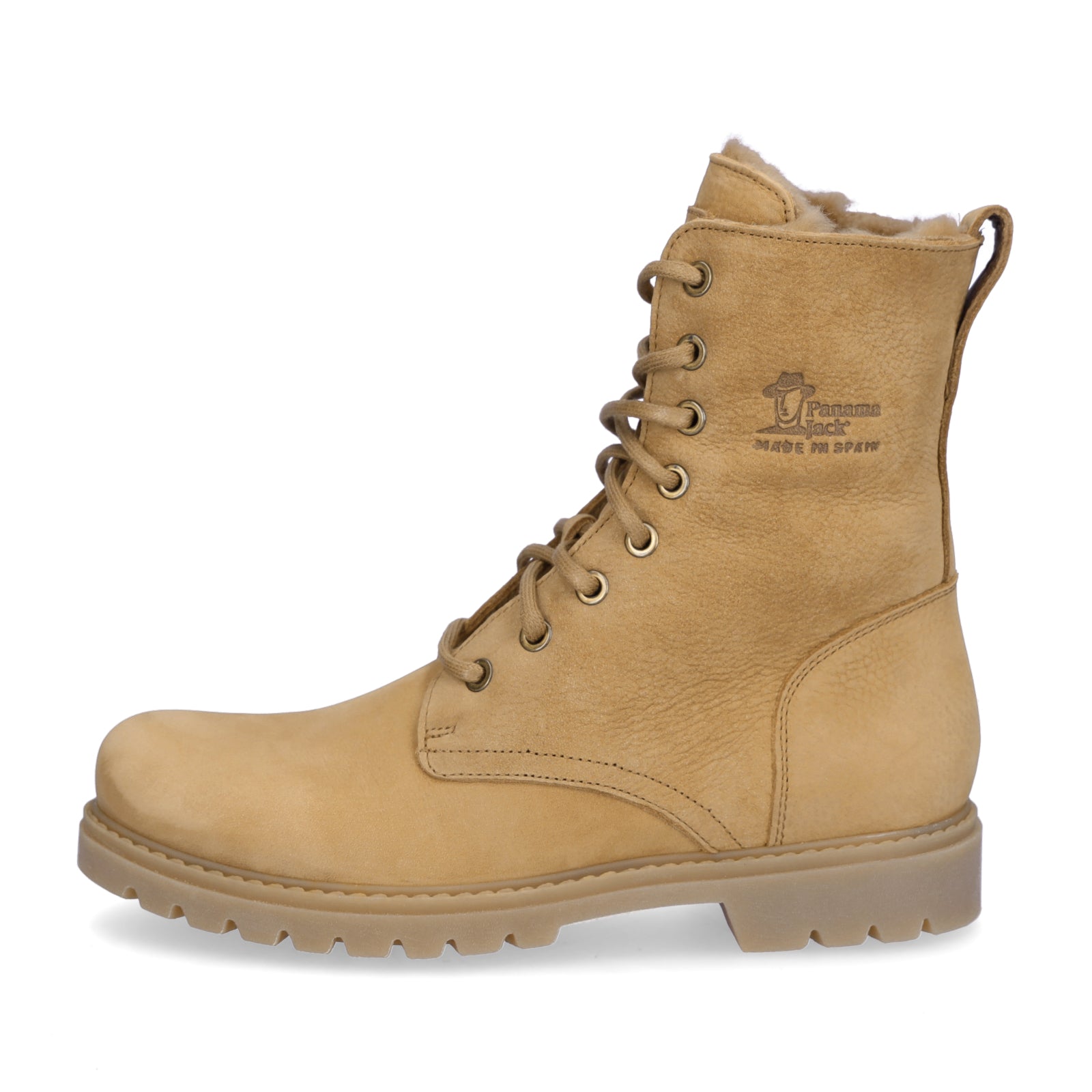 Panama Jack Damen Schnürstiefelette braun