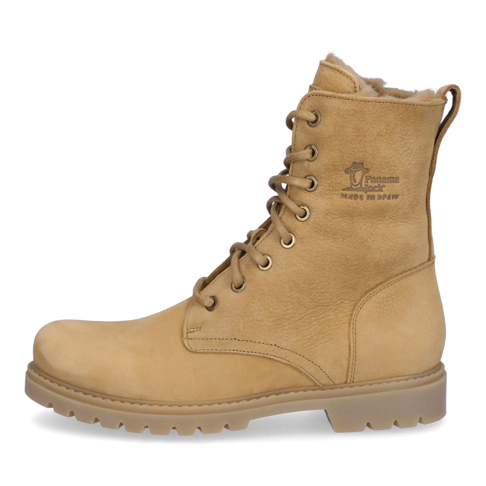 Panama Jack Damen Schnürstiefelette braun