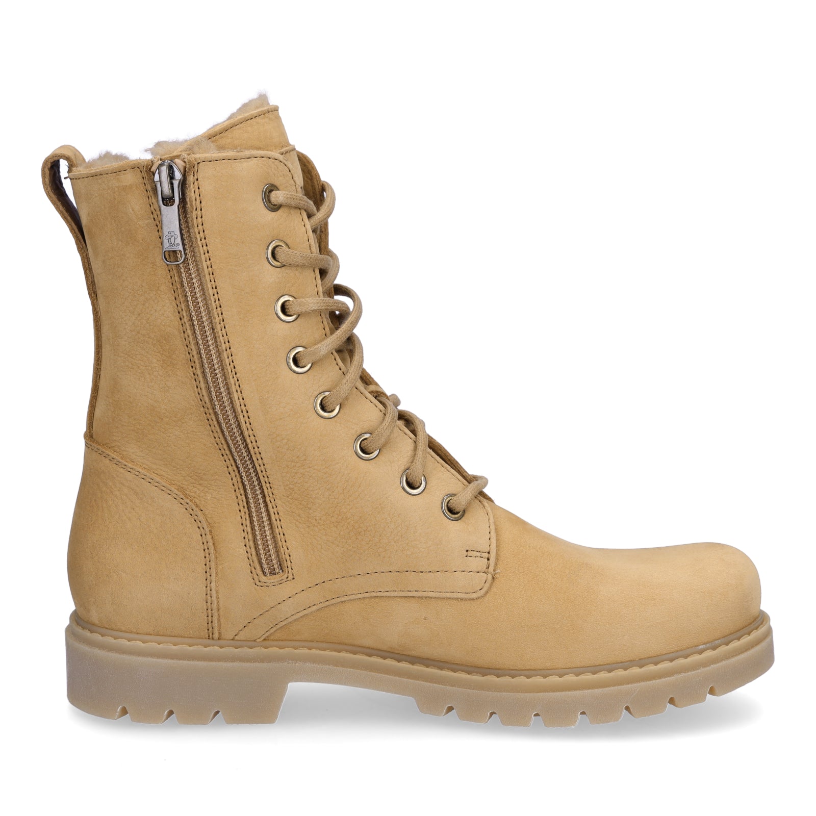 Panama Jack Damen Schnürstiefelette braun