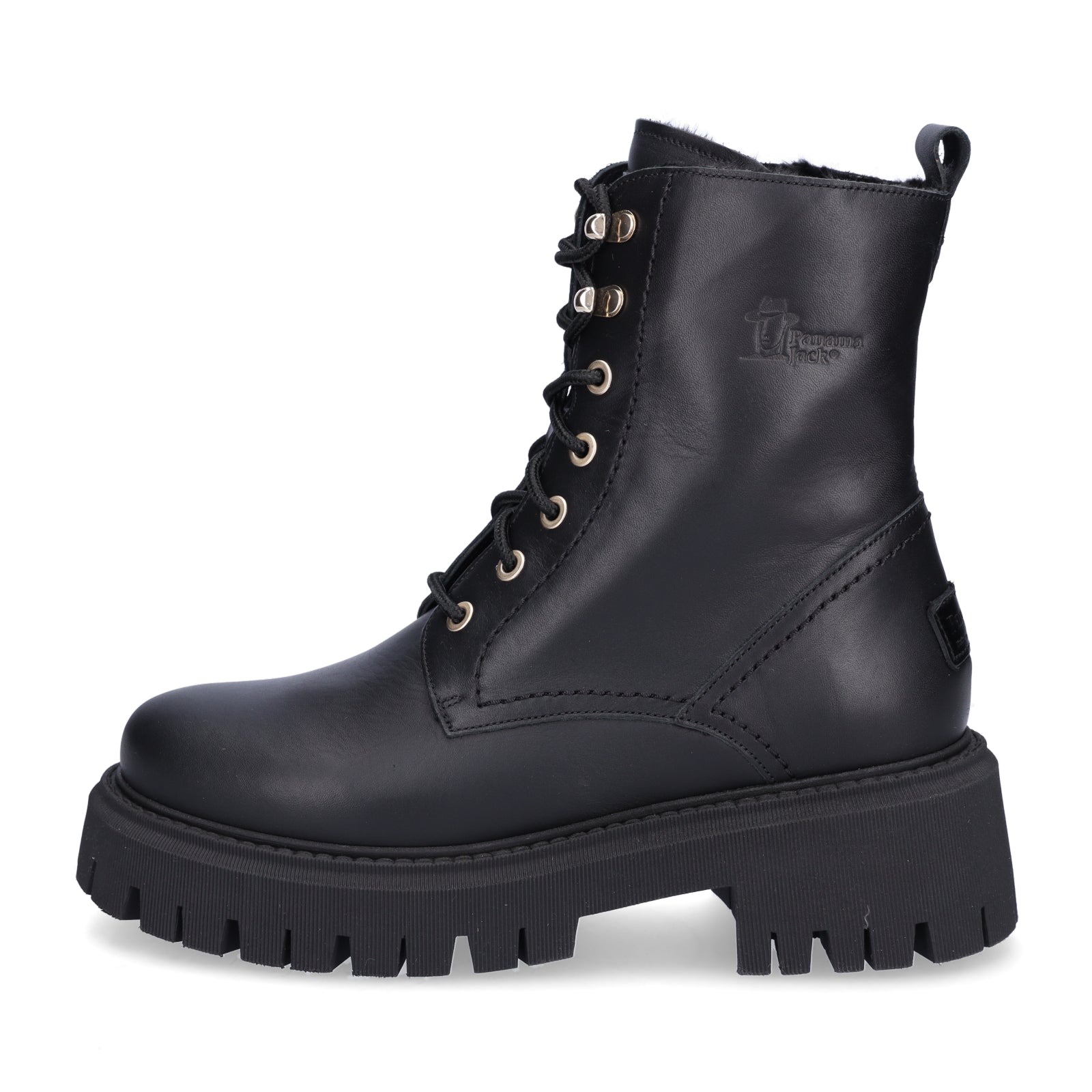 Panama Jack Damen Schnürboot schwarz
