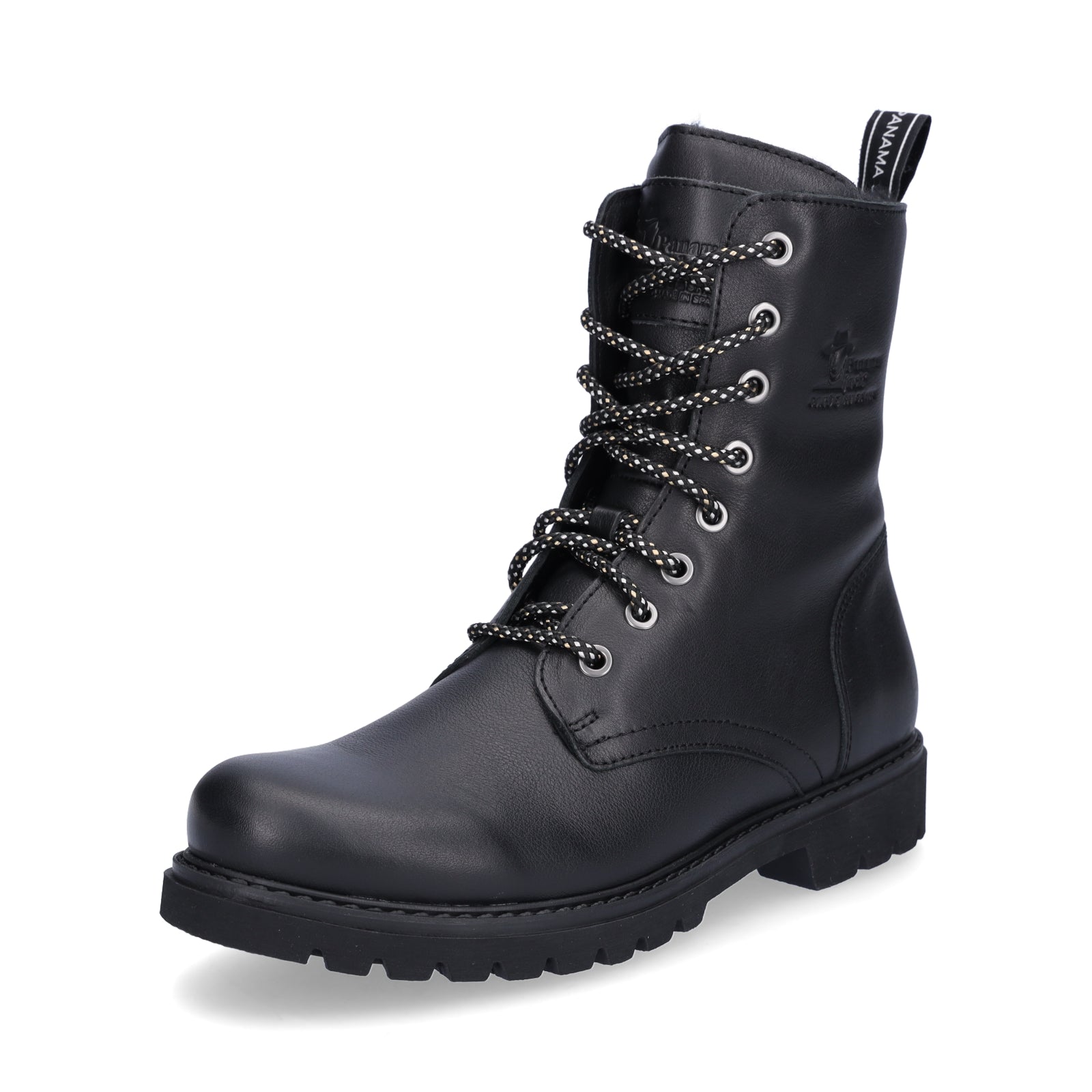 Panama Jack Damen Schnürstiefelette schwarz