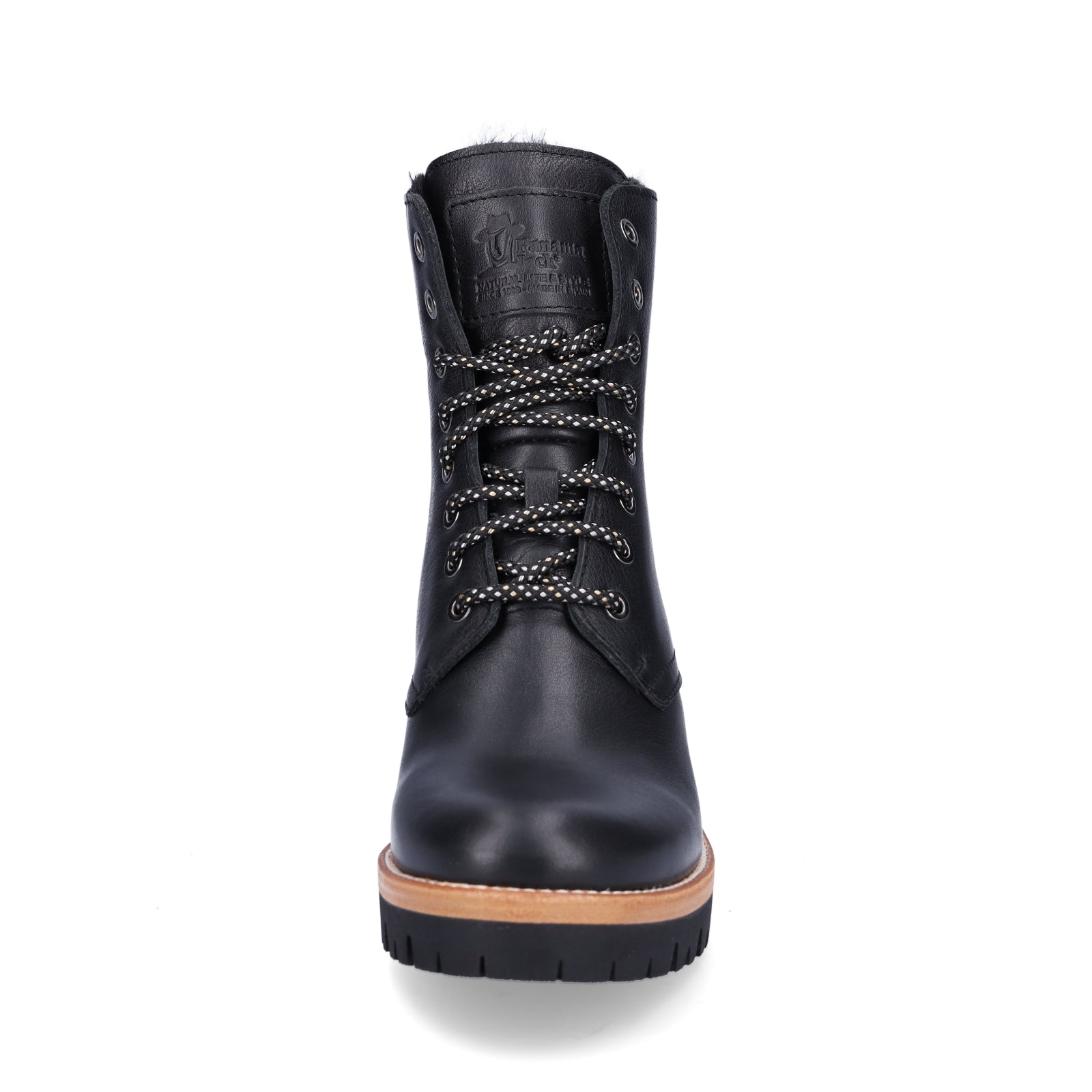 Panama Jack Damen Schnürstiefelette schwarz