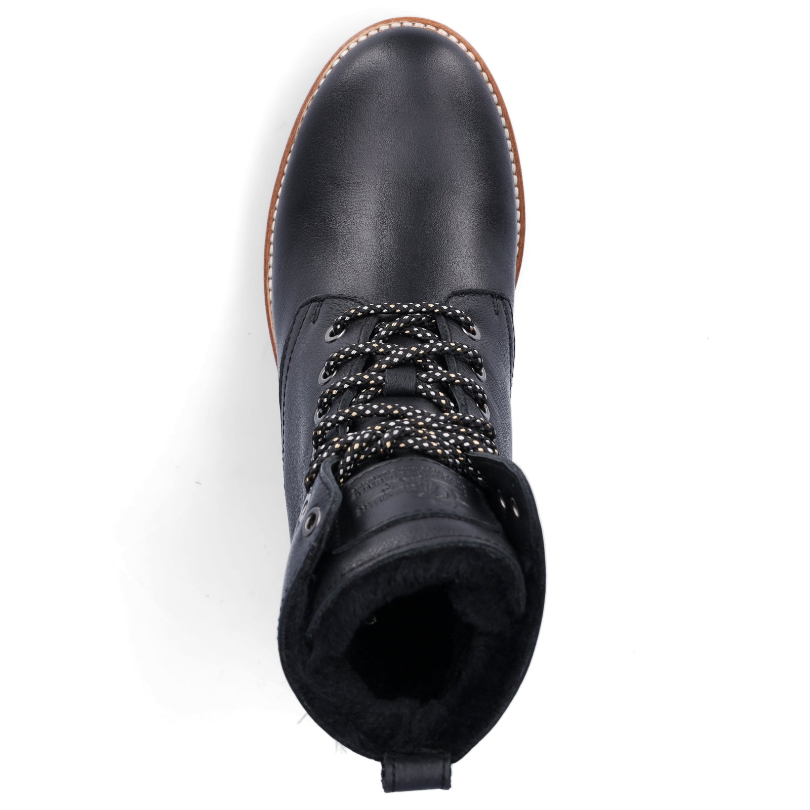 Panama Jack Damen Schnürstiefelette schwarz