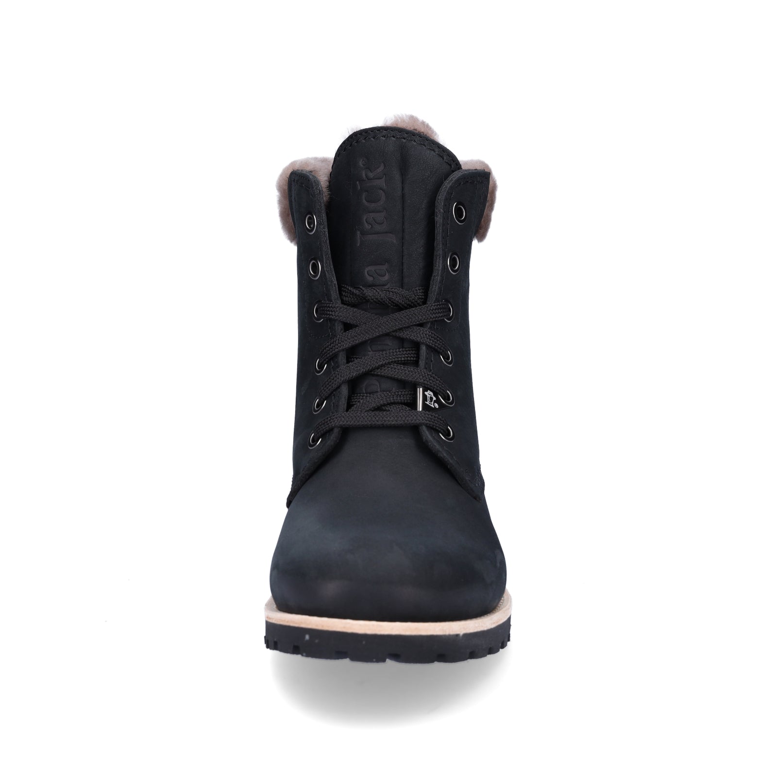 Panama Jack women's lace-up ankle boots black