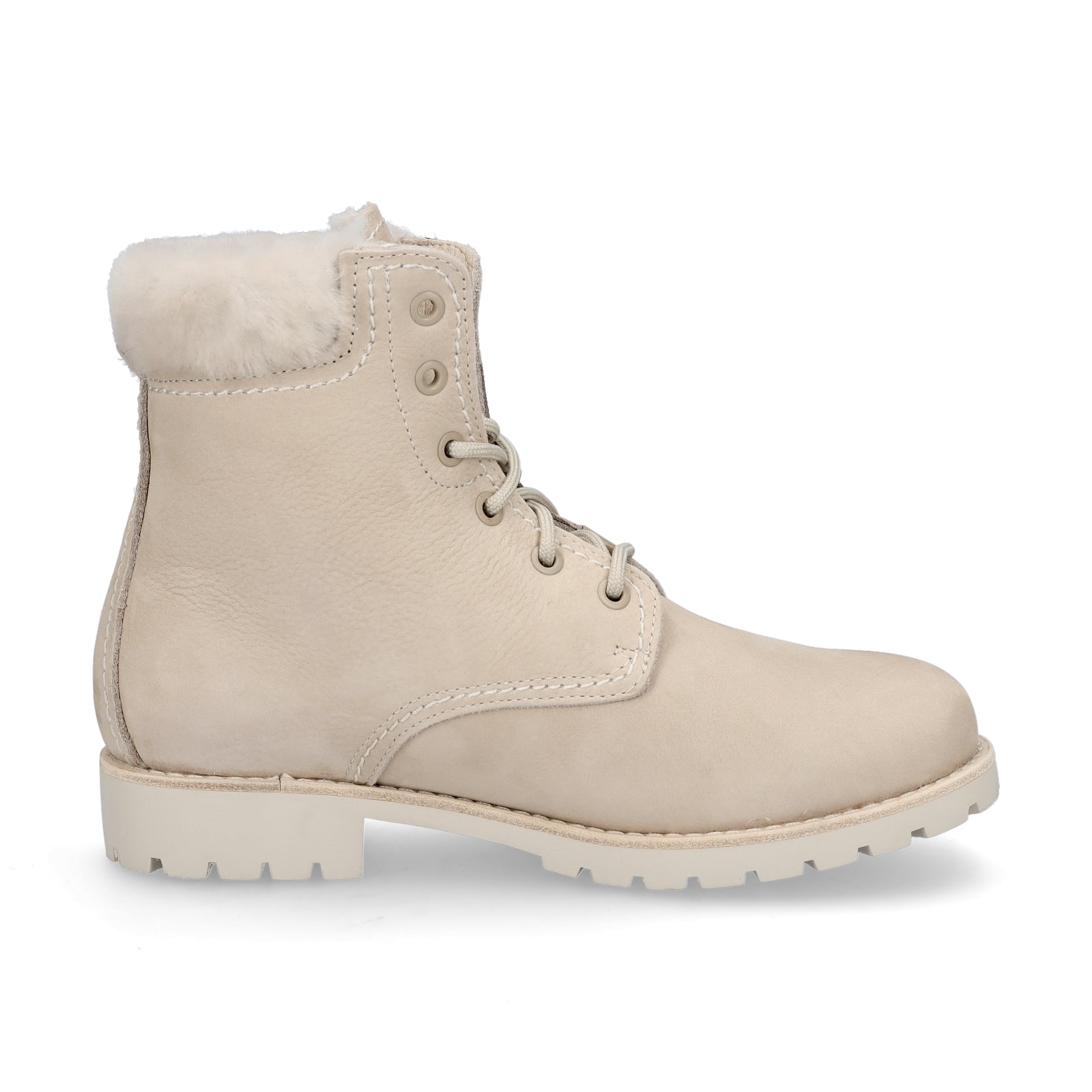 Panama Jack Damen Schnürstiefelette beige