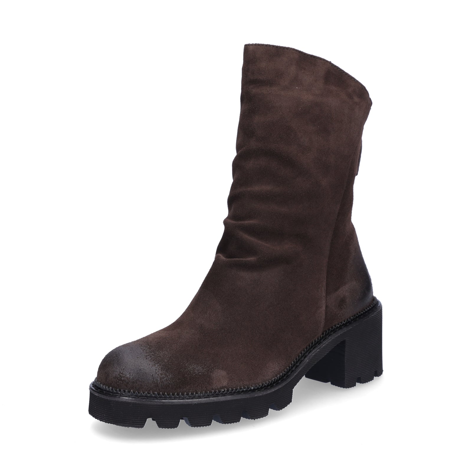 Paul Green Damen Boot dunkelbraun