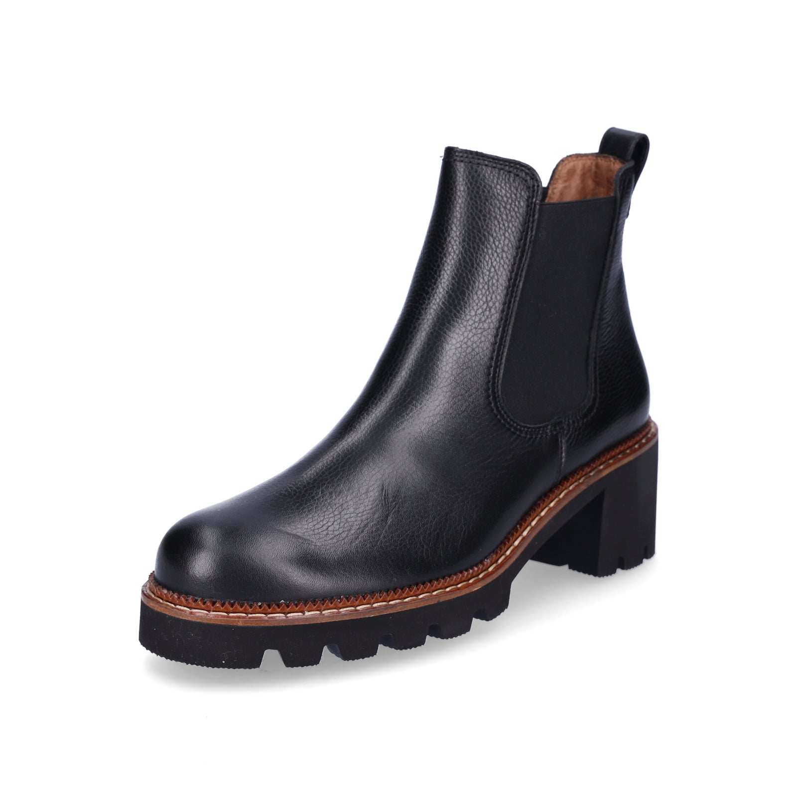 Paul Green Damen Chelsea Boot schwarz