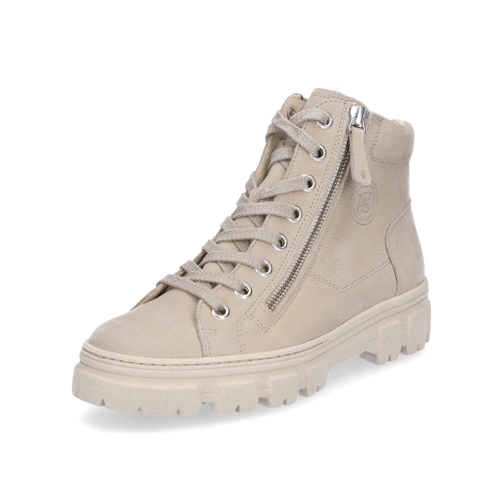 Paul Green Damen High-Top Sneaker beige