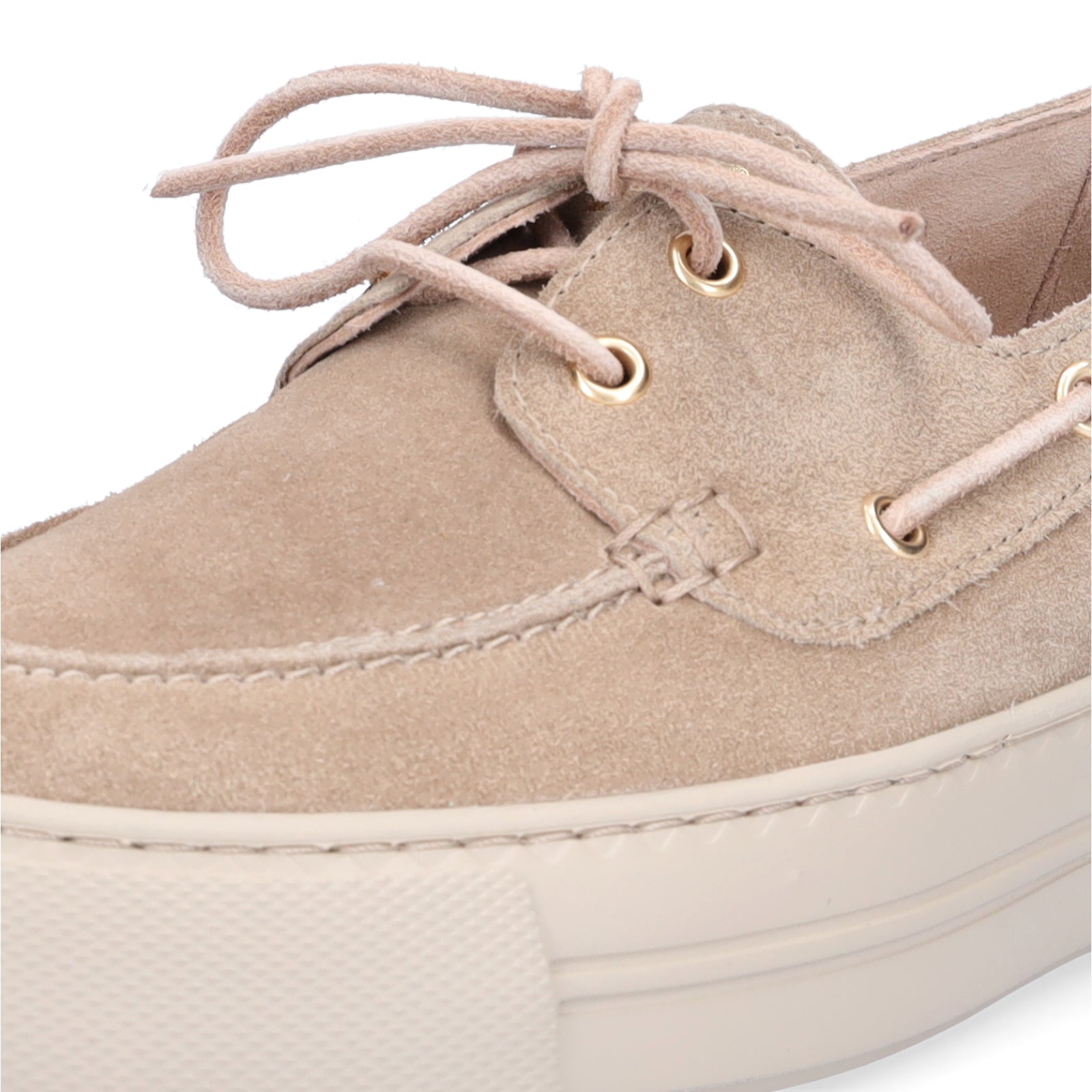Paul Green women's platform moccasin beige