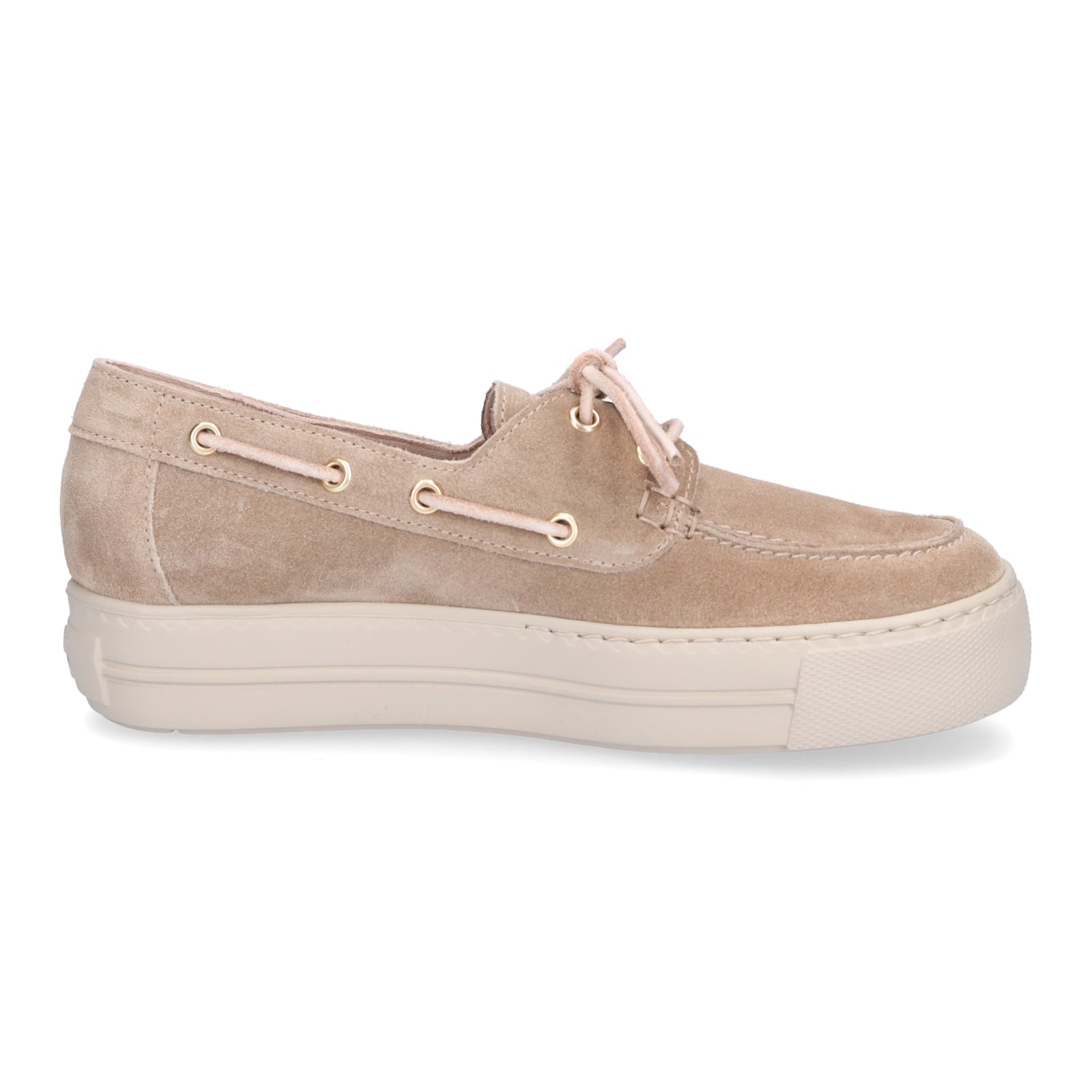 Paul Green women's platform moccasin beige