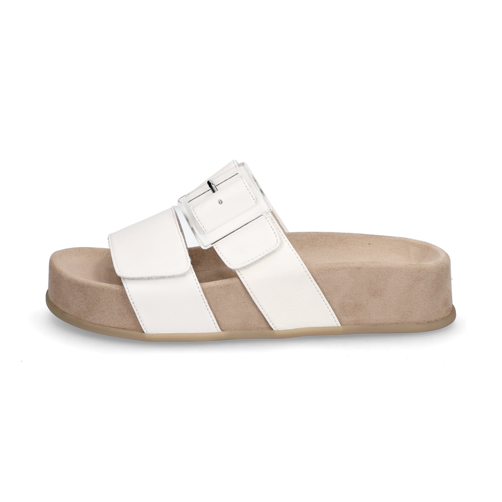 Paul Green Damen Pantolette weiß