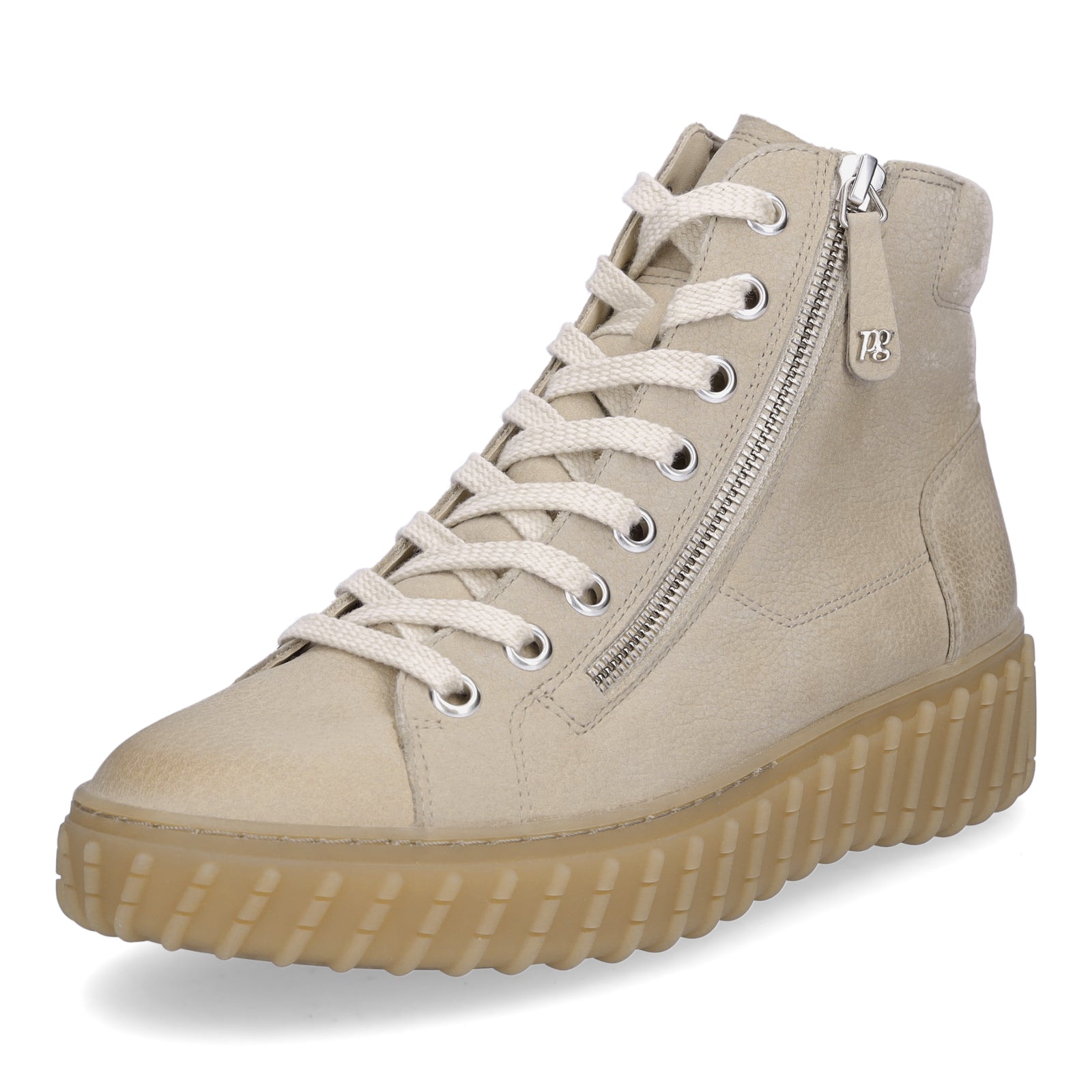 Paul Green Damen High-Top Sneaker beige
