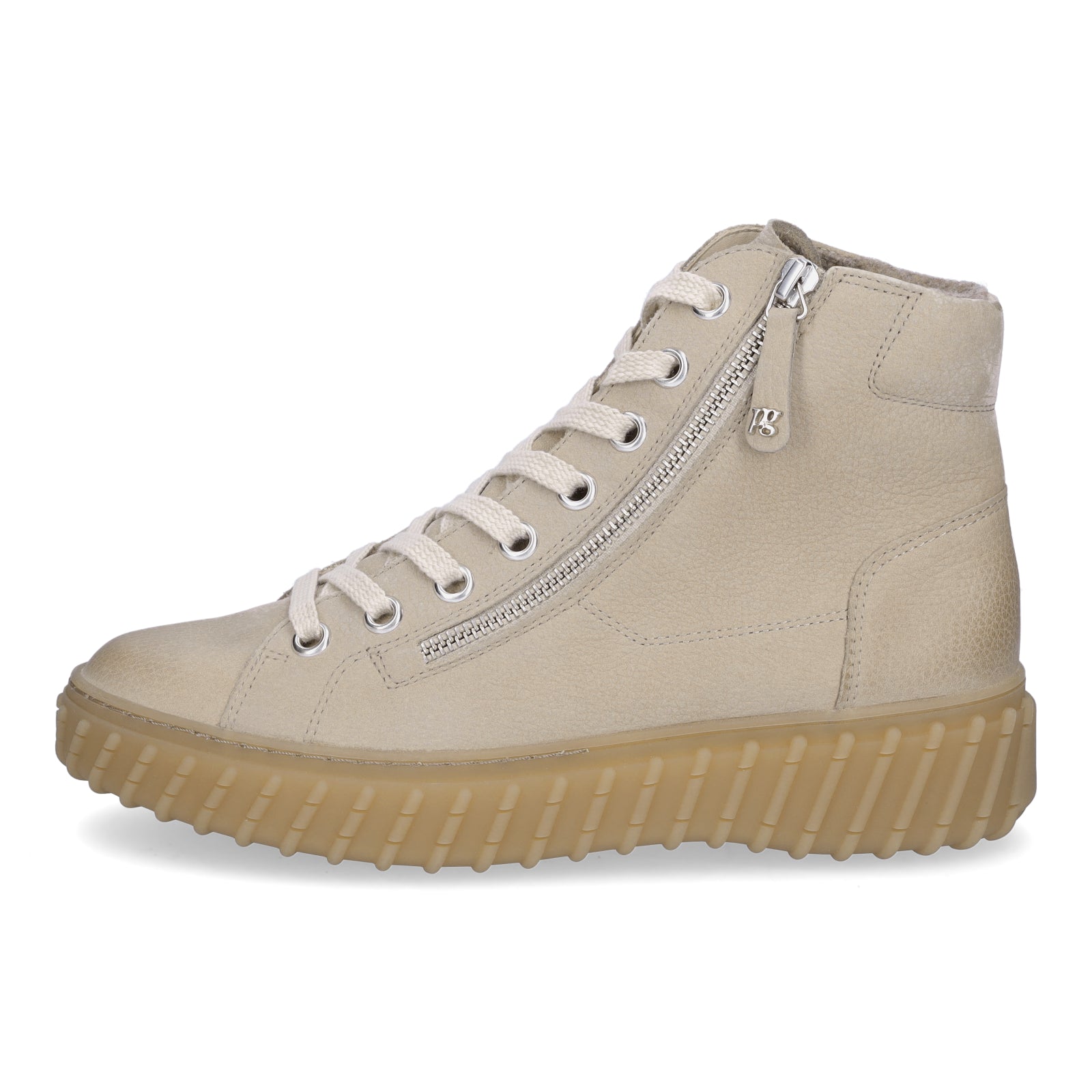 Paul Green Damen High-Top Sneaker beige
