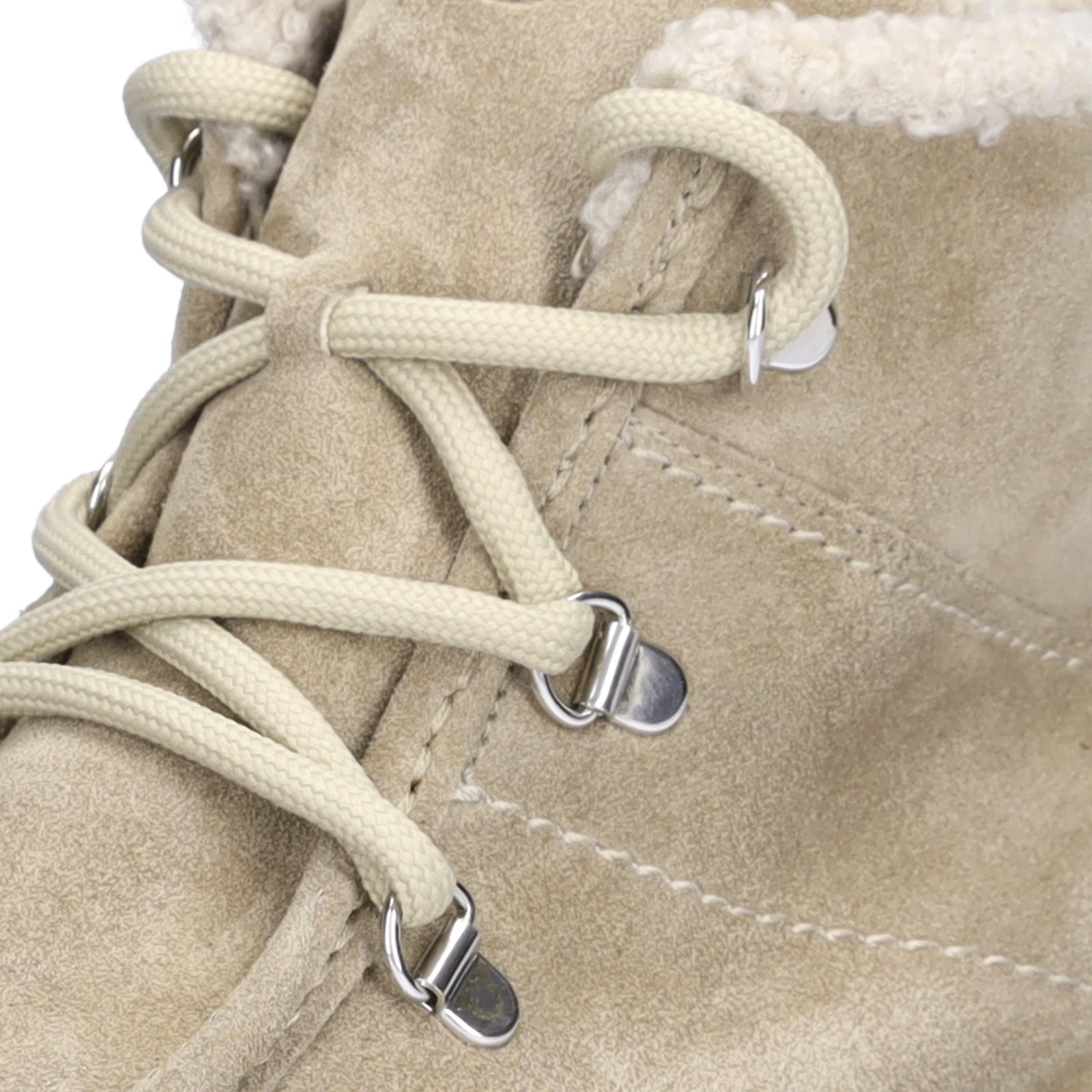 Paul Green Damen Schnürboot beige