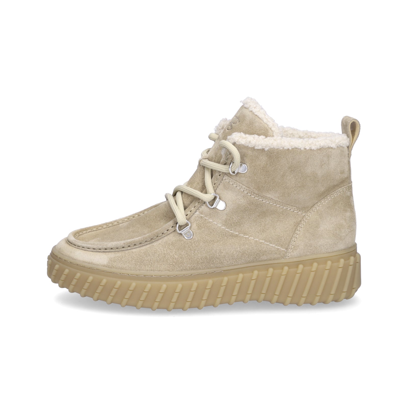 Paul Green Damen Schnürboot beige