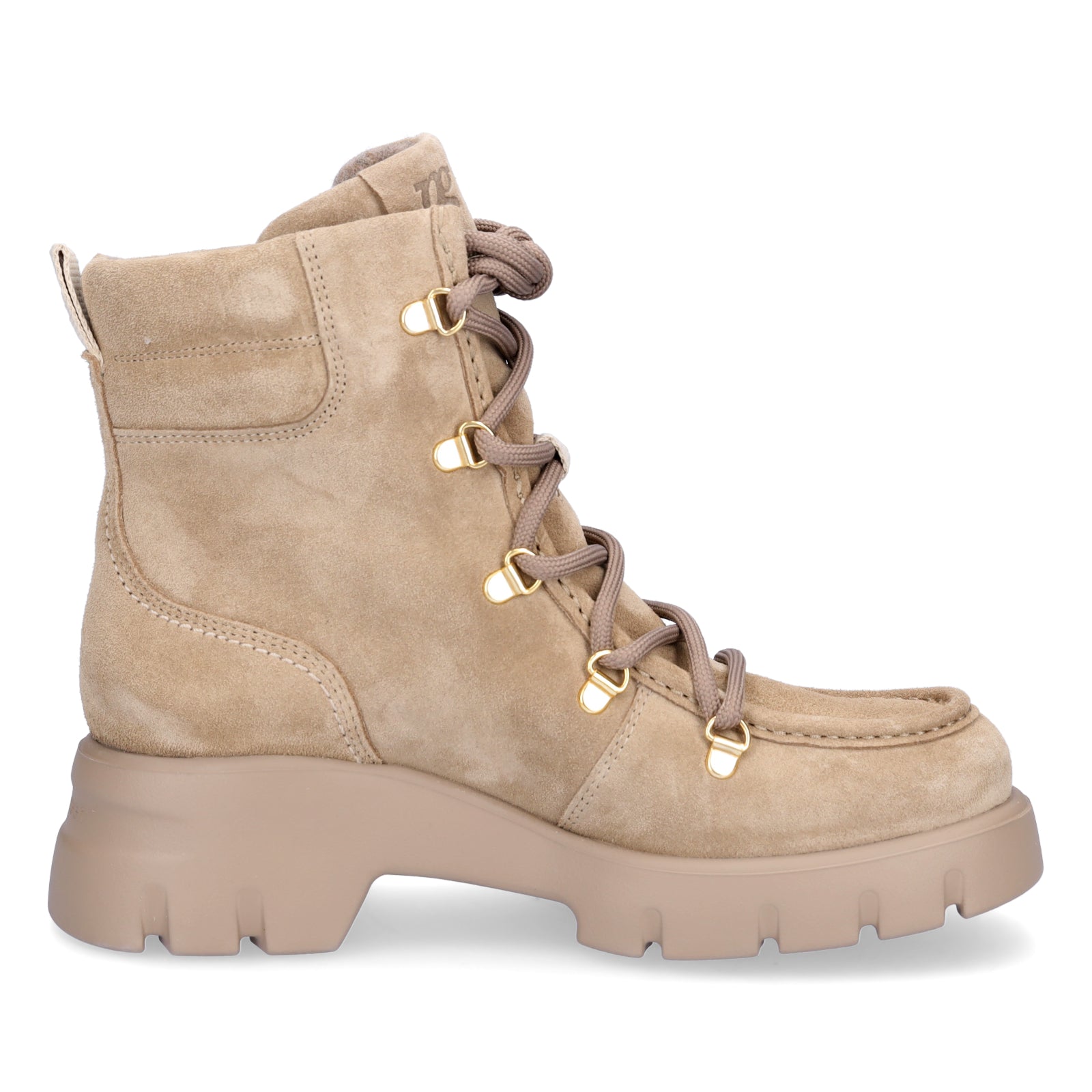 Paul Green Damen Schnürboot beige
