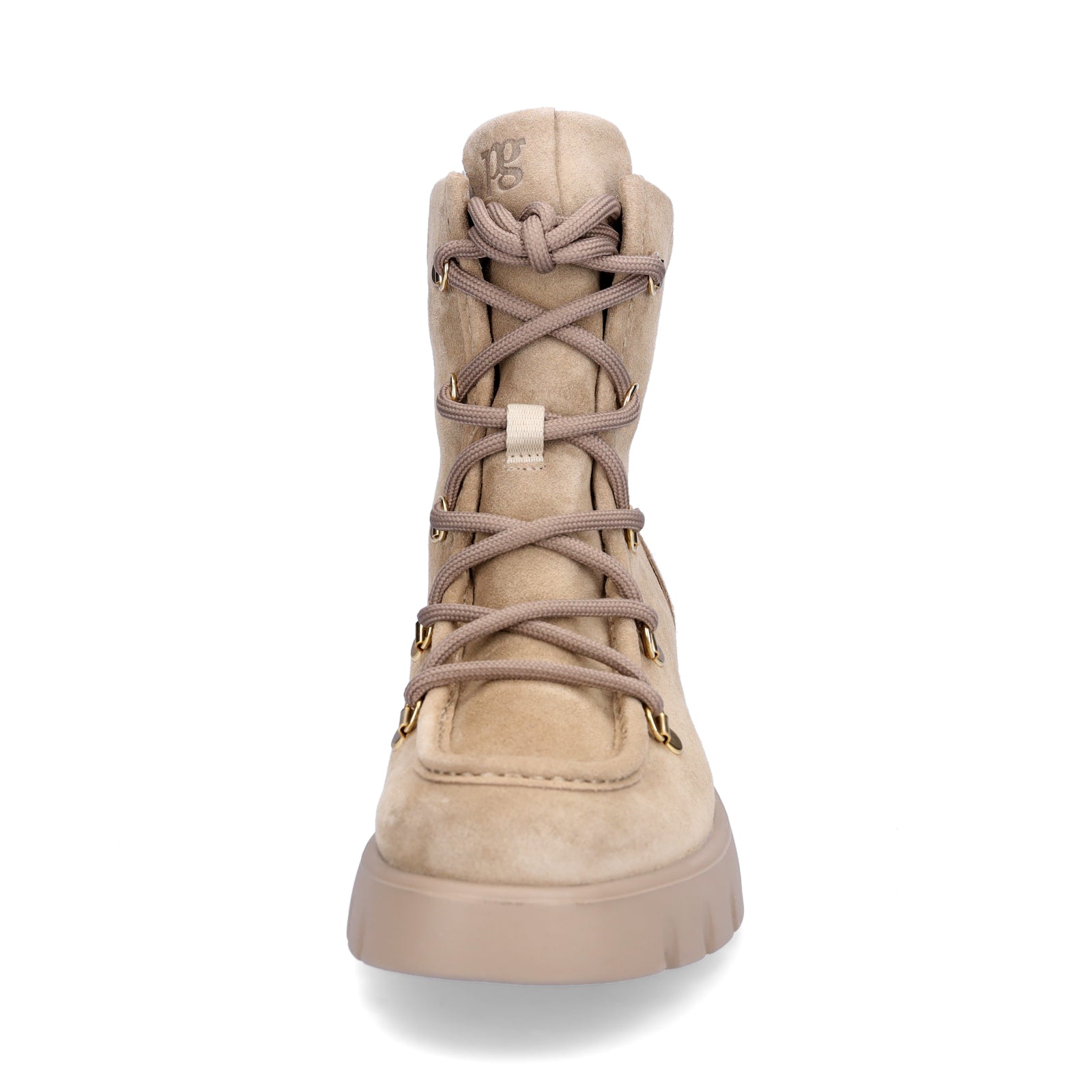 Paul Green Damen Schnürboot beige