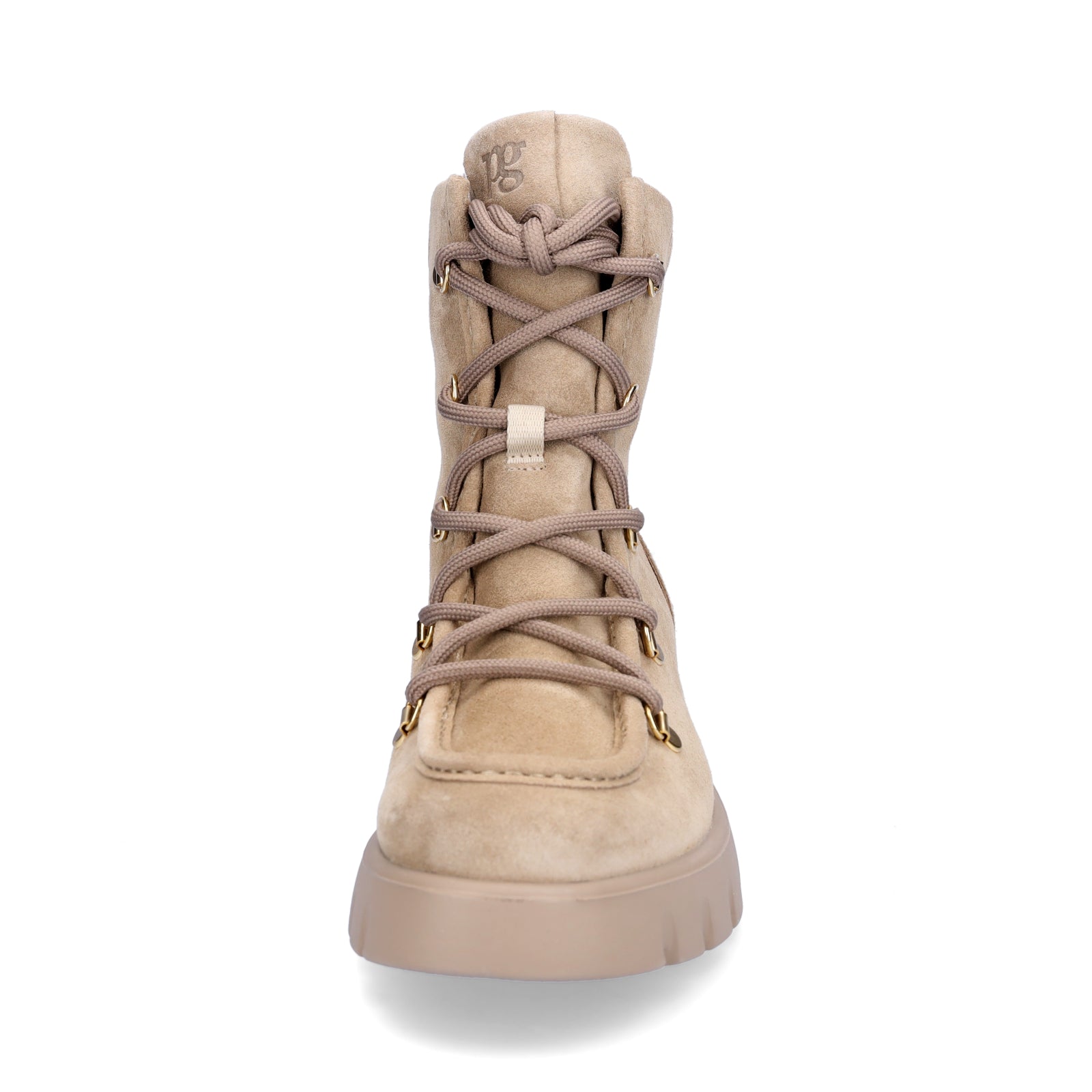 Paul Green Damen Schnürboot beige