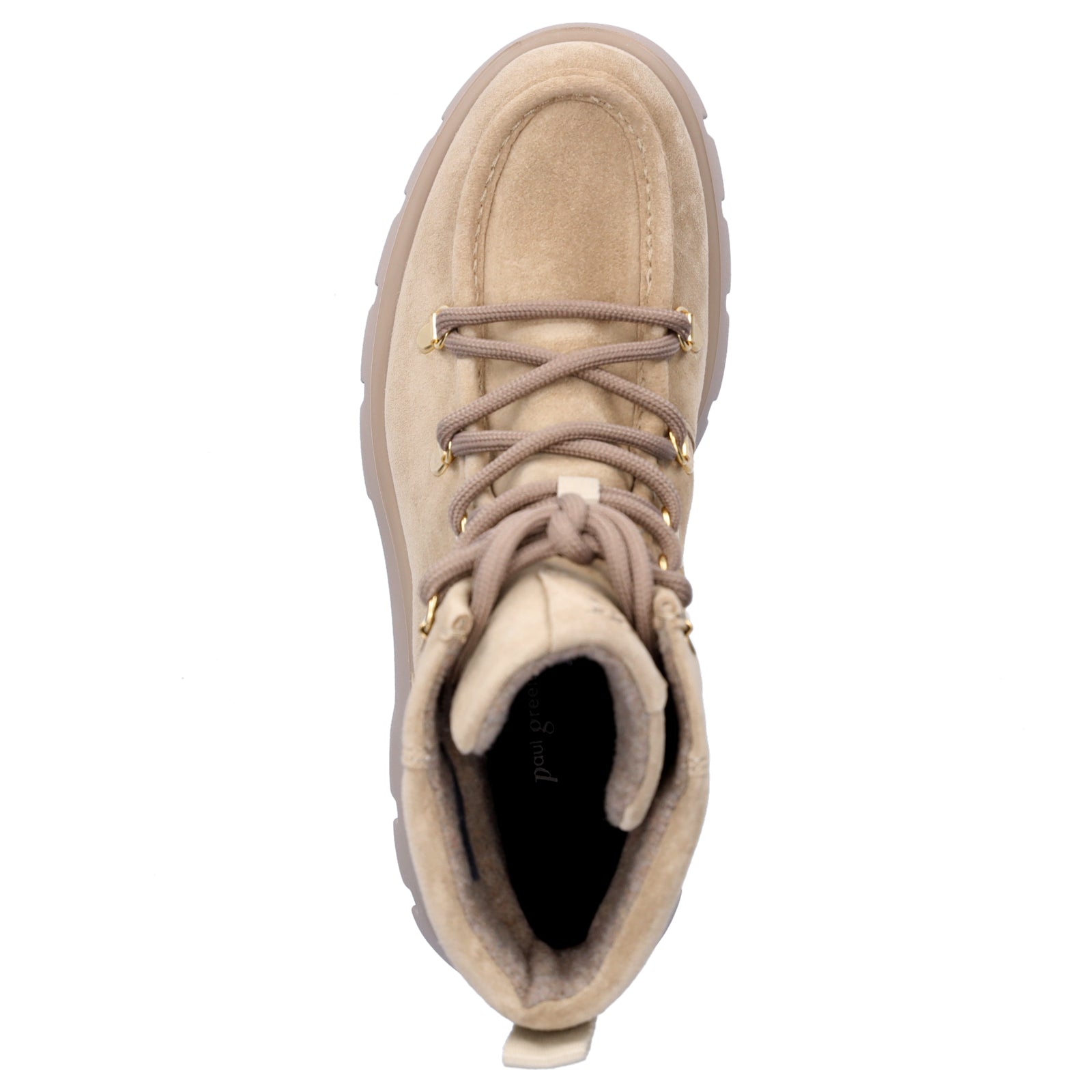 Paul Green Damen Schnürboot beige
