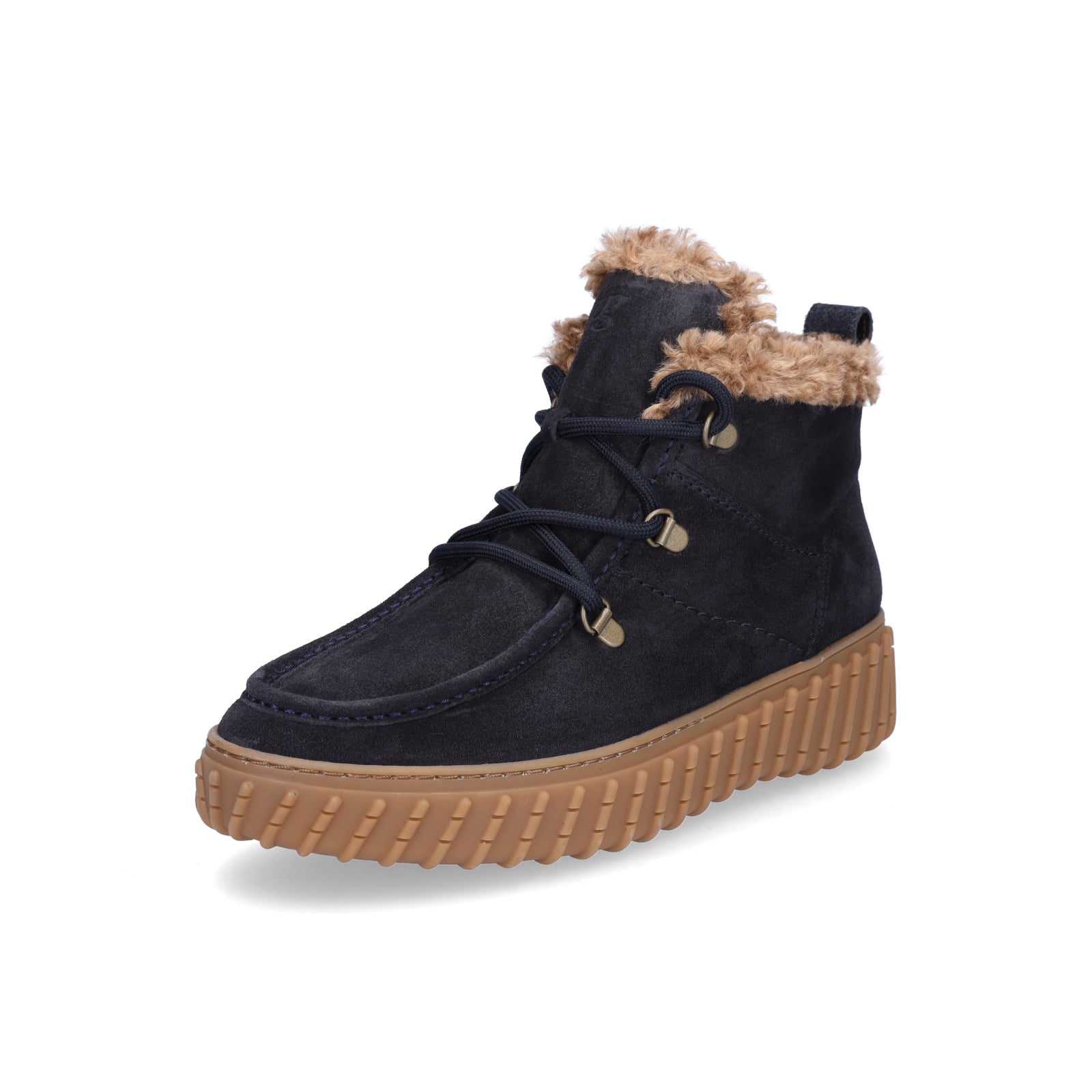 Paul Green Damen Schnürboot blau
