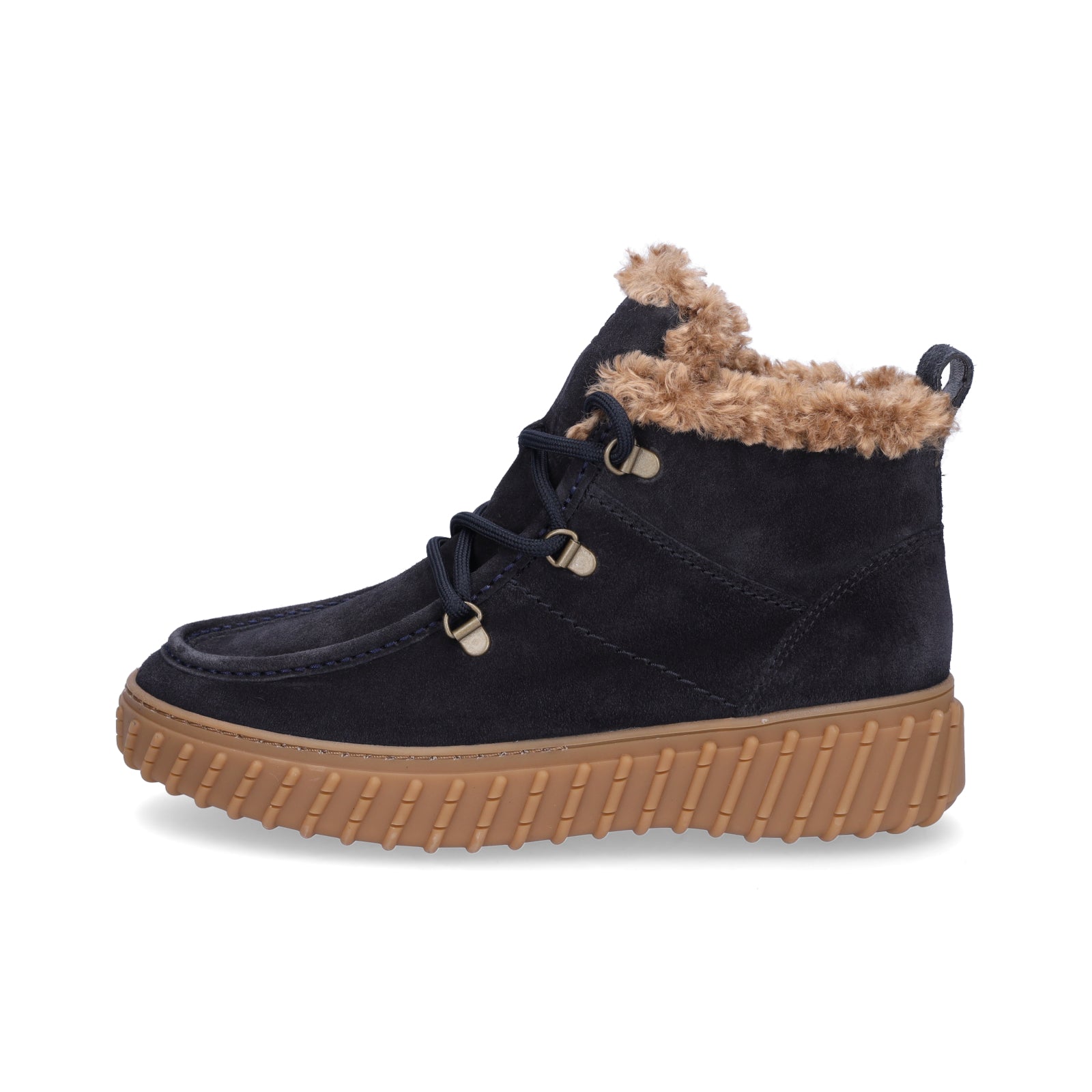 Paul Green Damen Schnürboot blau