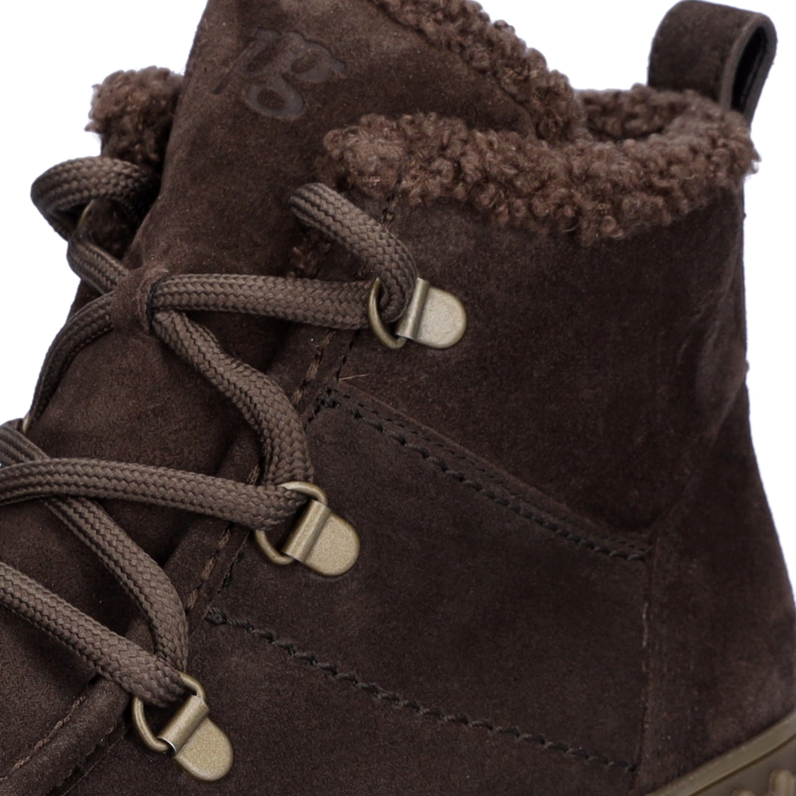 Paul Green Women's Lace-up Boot Dark Brown