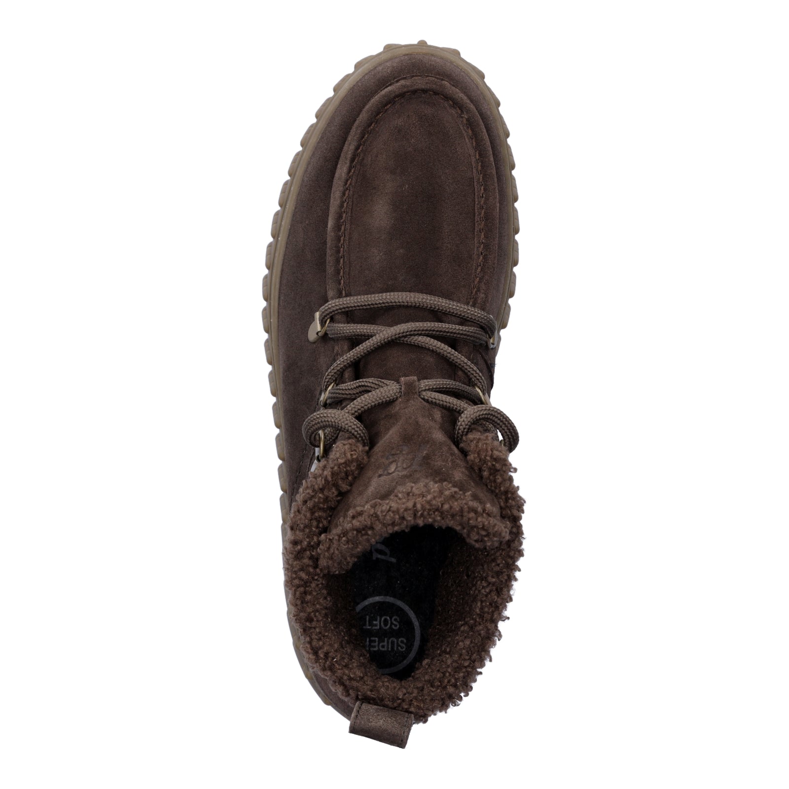 Paul Green Women's Lace-up Boot Dark Brown
