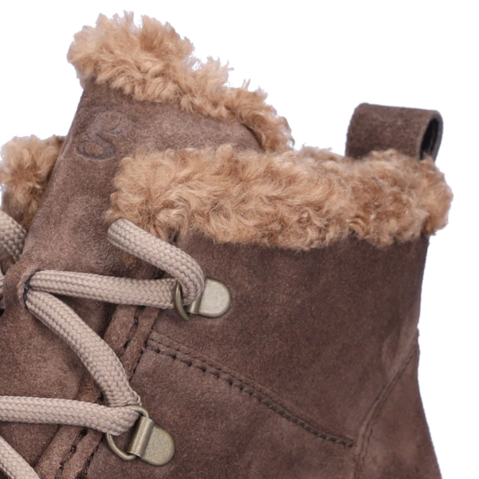 Paul Green women's lace-up boots brown