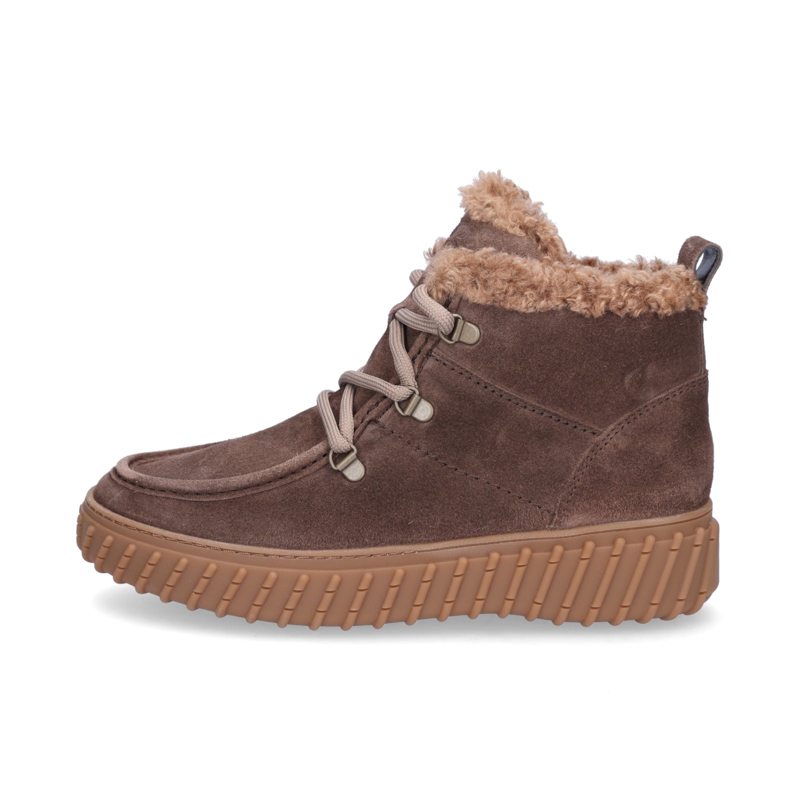 Paul Green women's lace-up boots brown