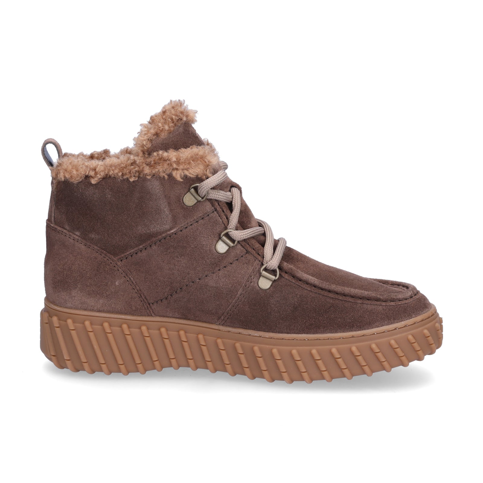 Paul Green women's lace-up boots brown