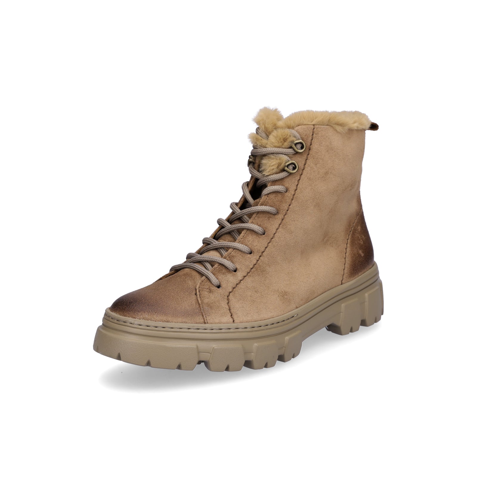 Paul Green Damen Schnürboot braun