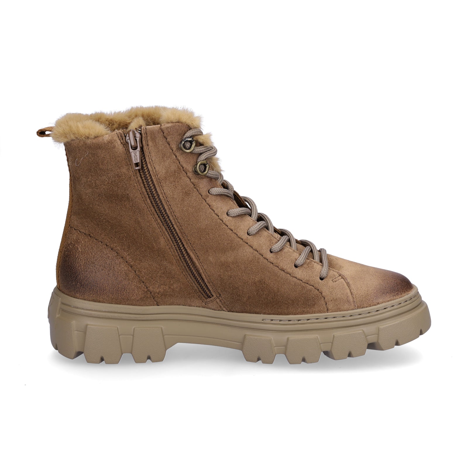 Paul Green Damen Schnürboot braun