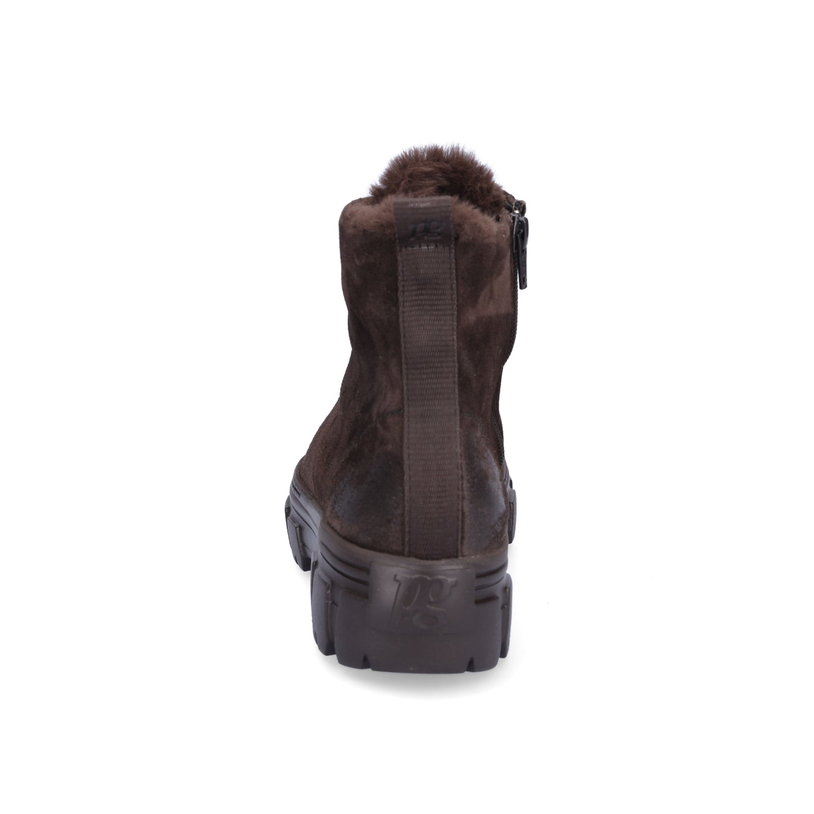 Paul Green Women's Lace-up Boot Dark Brown