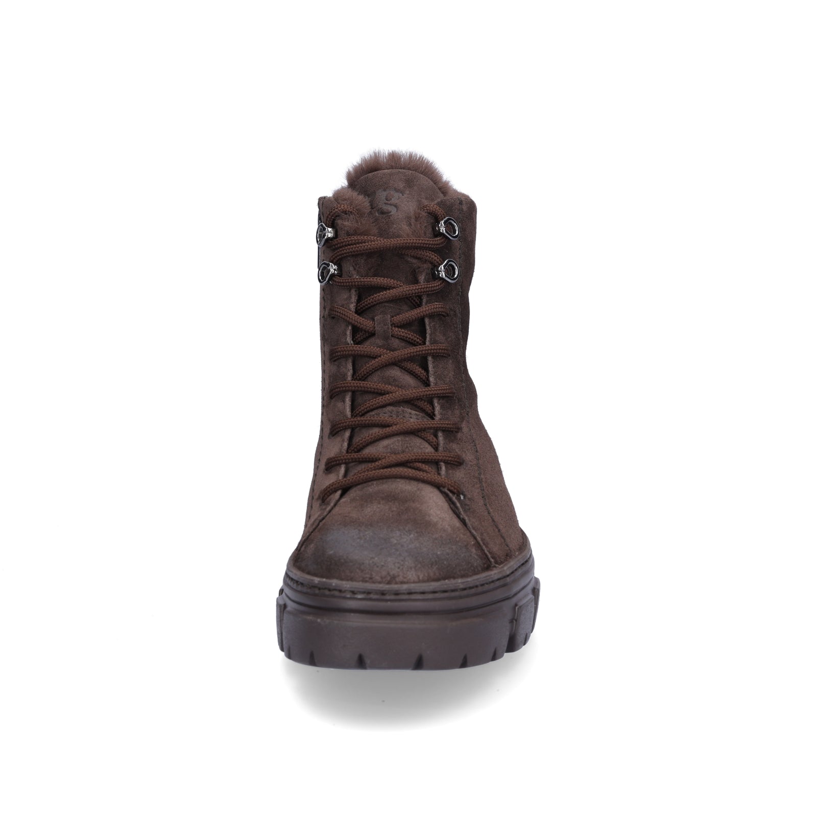 Paul Green Women's Lace-up Boot Dark Brown