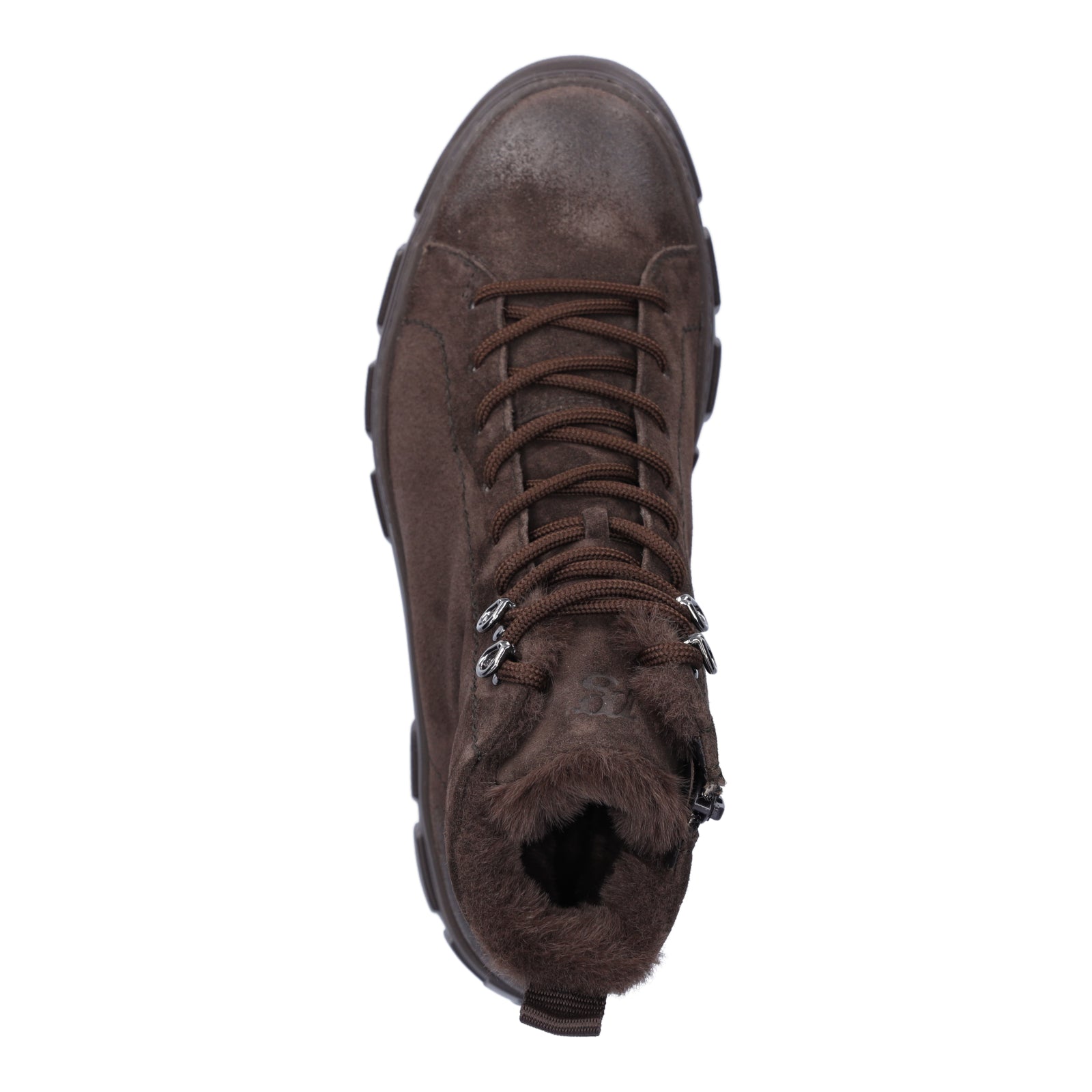 Paul Green Women's Lace-up Boot Dark Brown