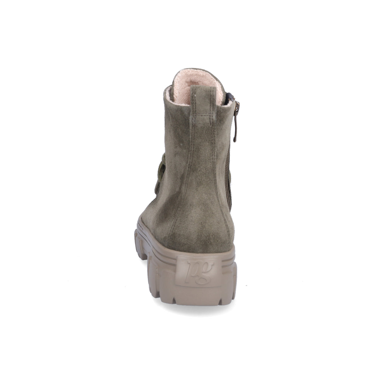 Paul Green Women's Lace-up Boot Olive