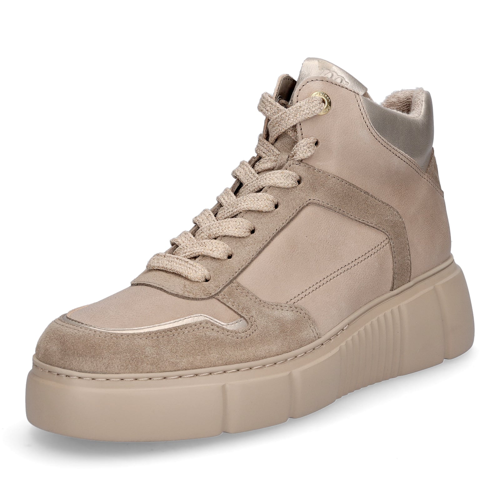 Paul Green Damen High-Top Sneaker beige