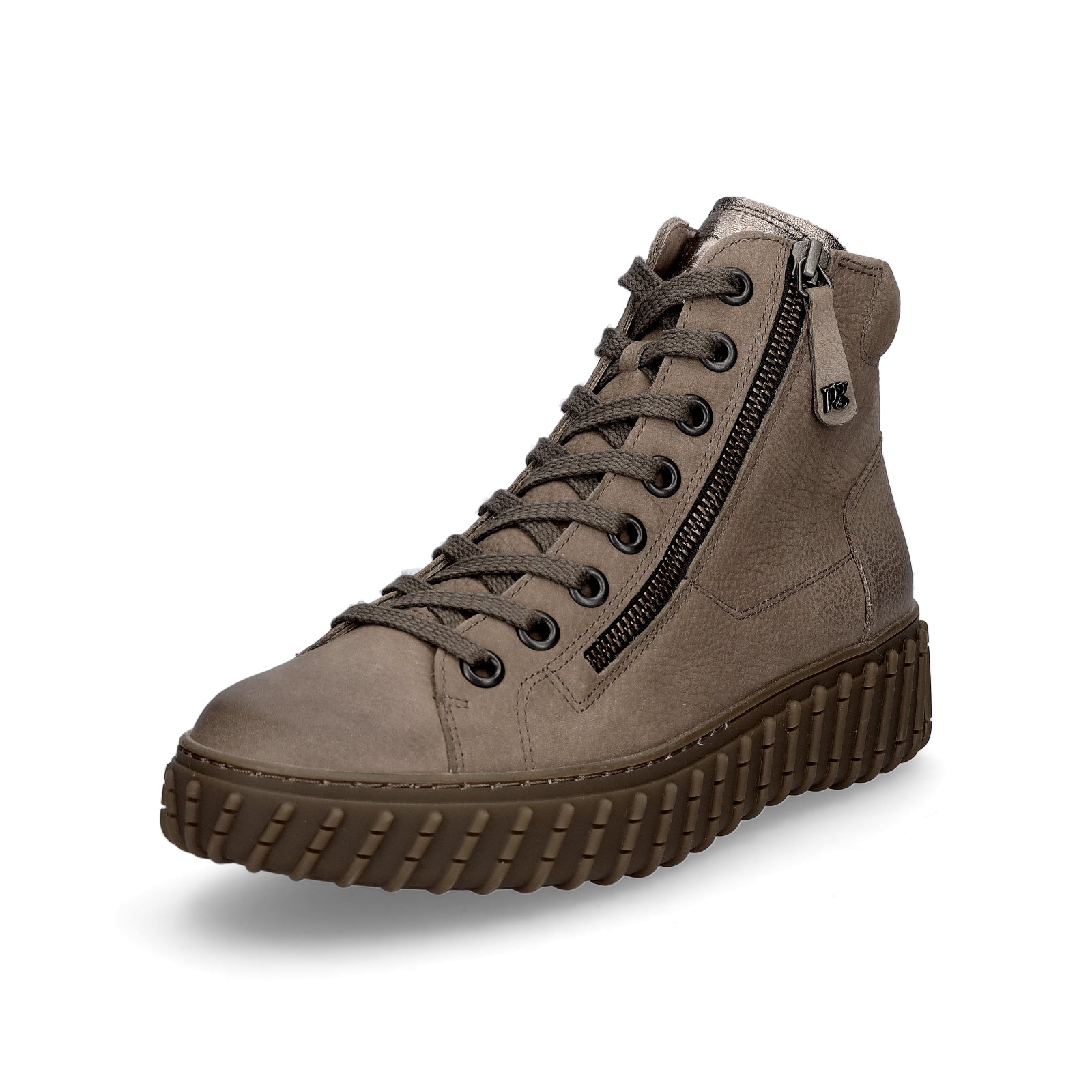 Paul Green Damen High-Top Sneaker taupe