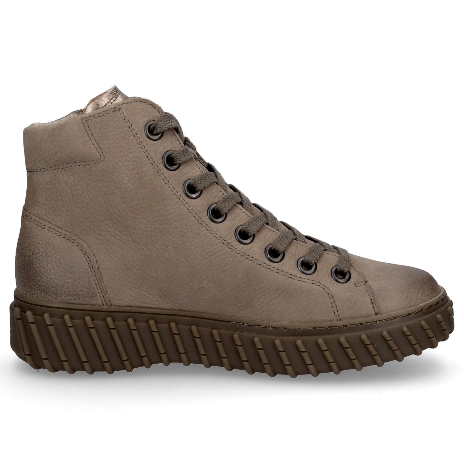 Paul Green Damen High-Top Sneaker taupe