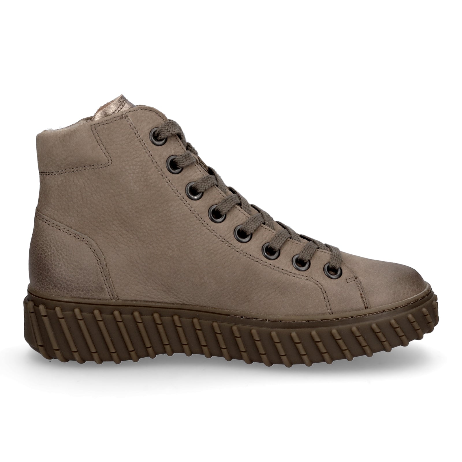 Paul Green Damen High-Top Sneaker taupe