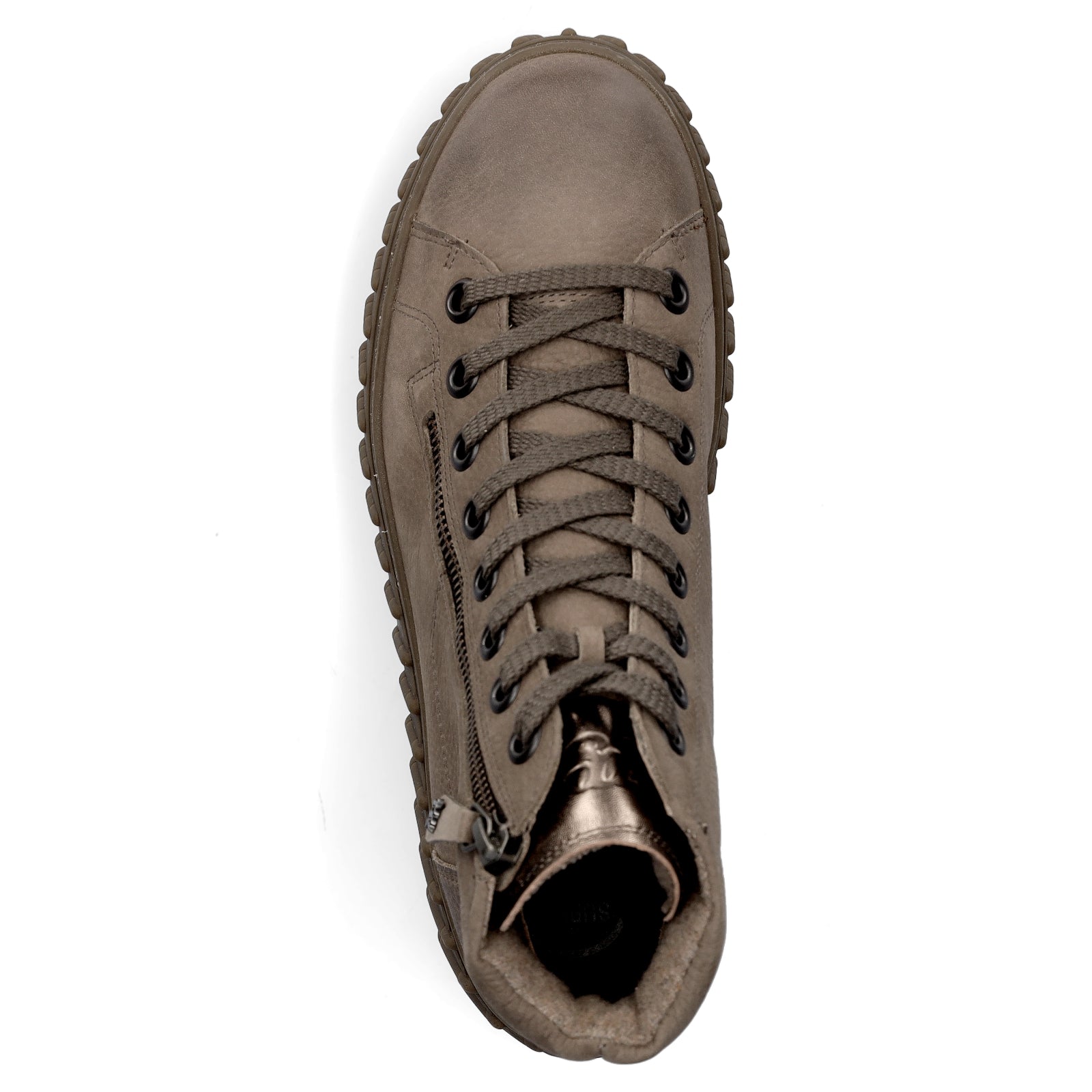 Paul Green Damen High-Top Sneaker taupe