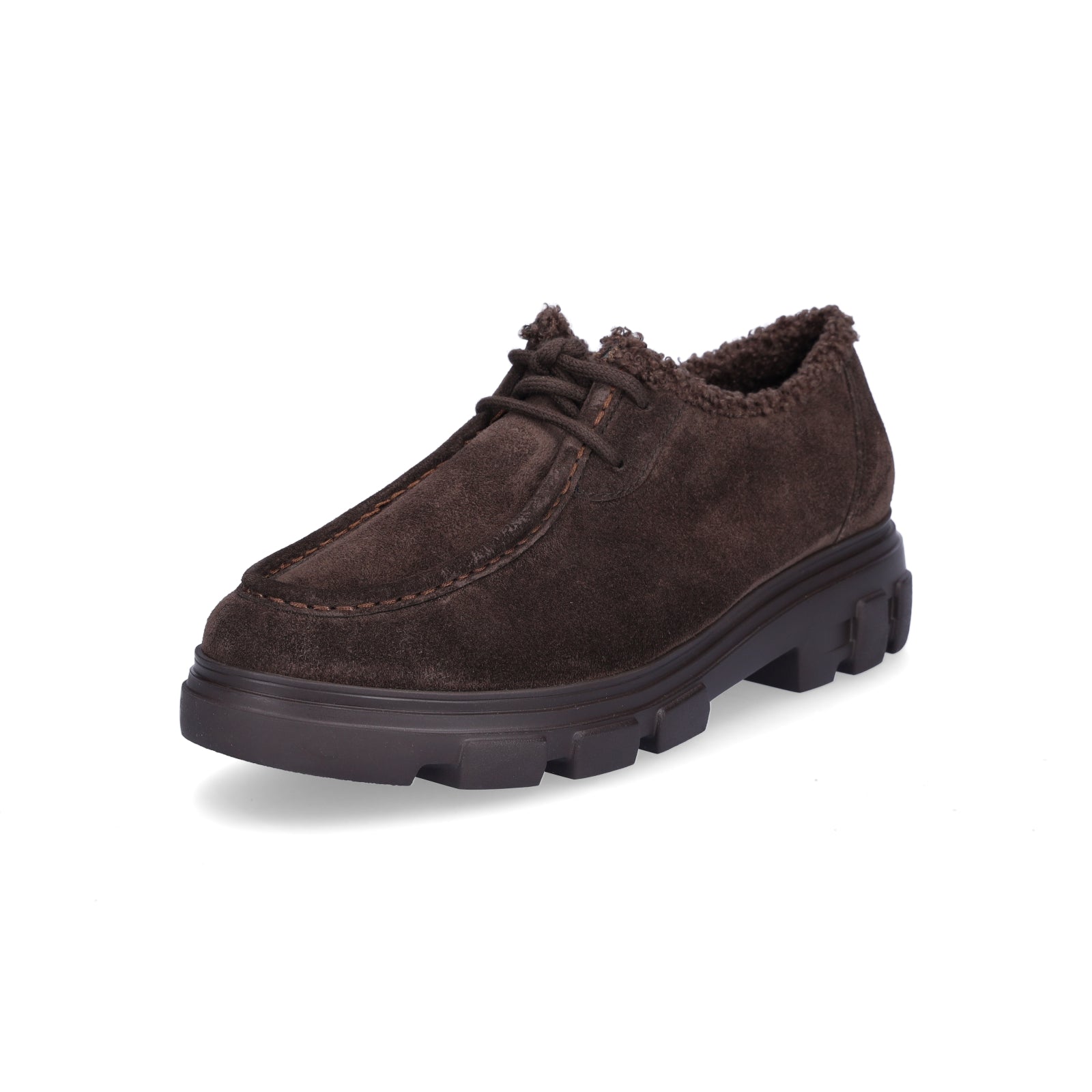 Paul Green Damen Schnürschuh braun