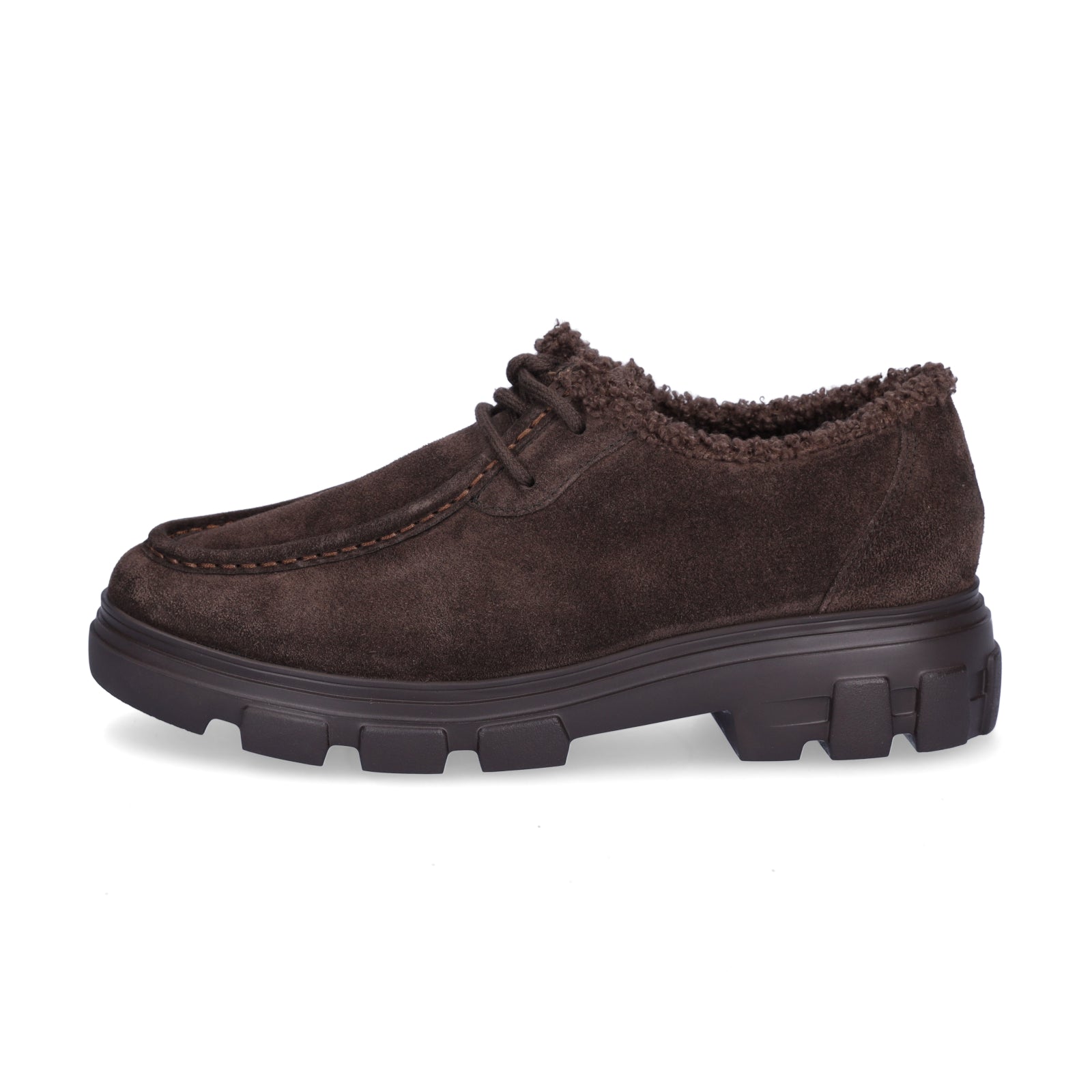 Paul Green Damen Schnürschuh braun