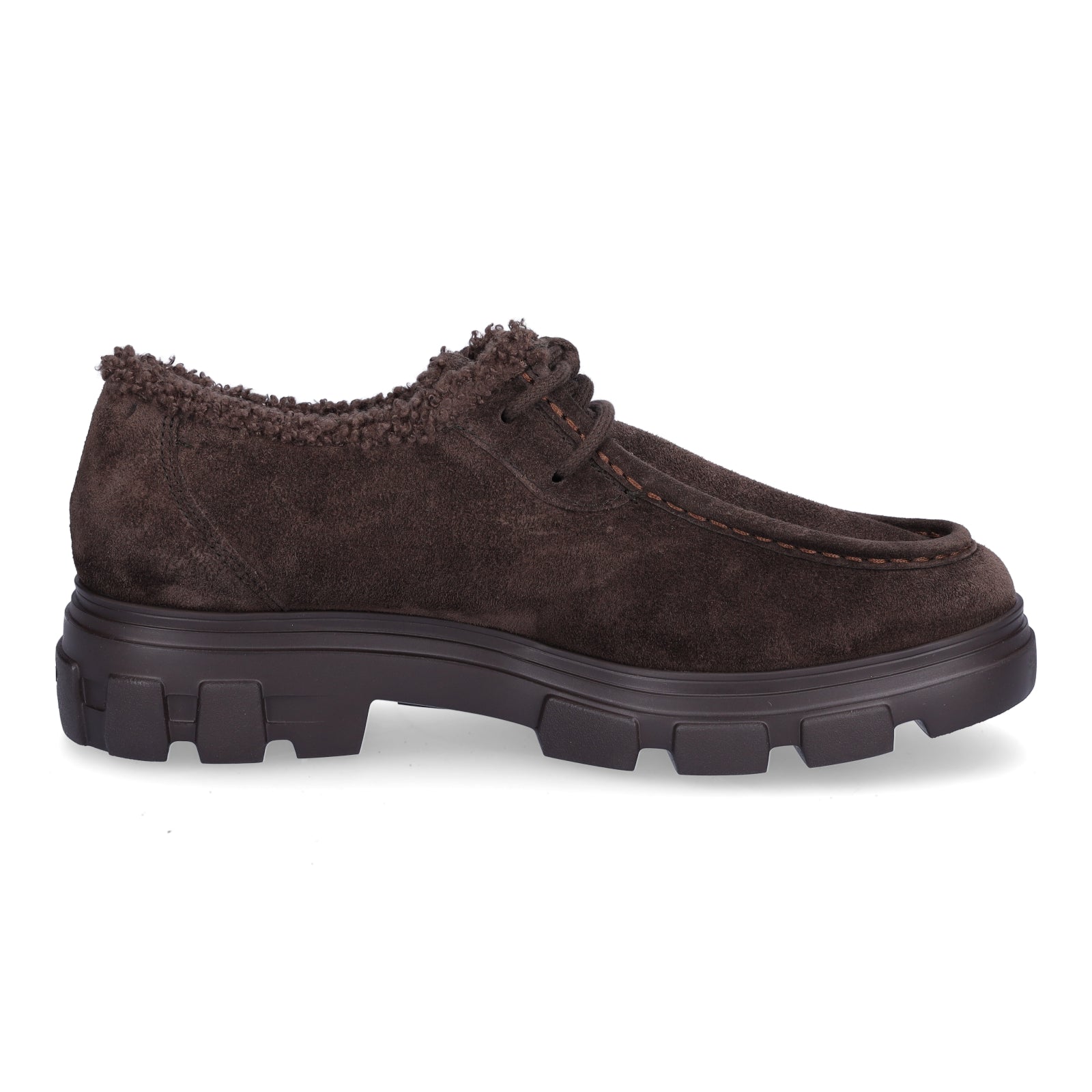 Paul Green Damen Schnürschuh braun