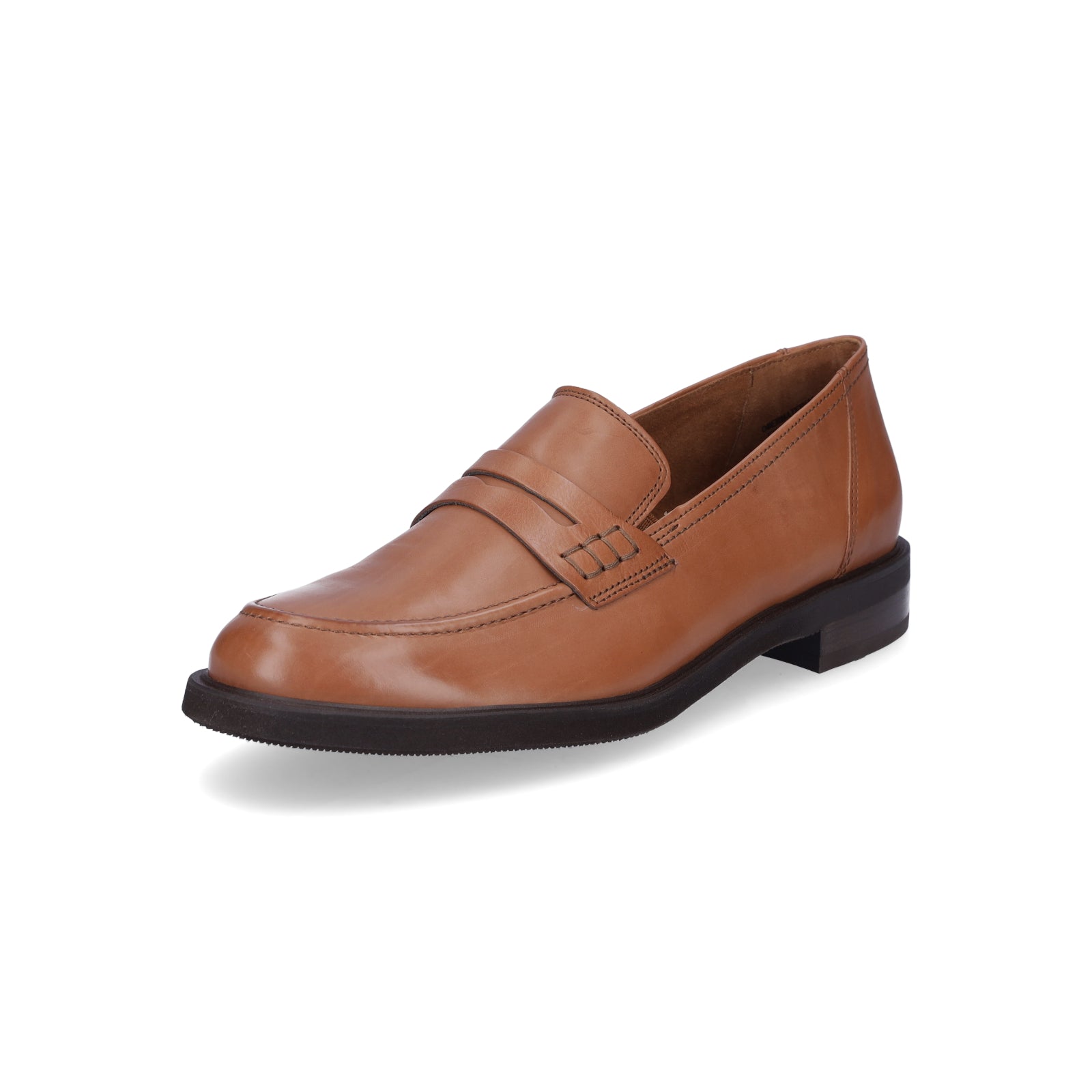 Paul Green Damen Leder Loafer cognac