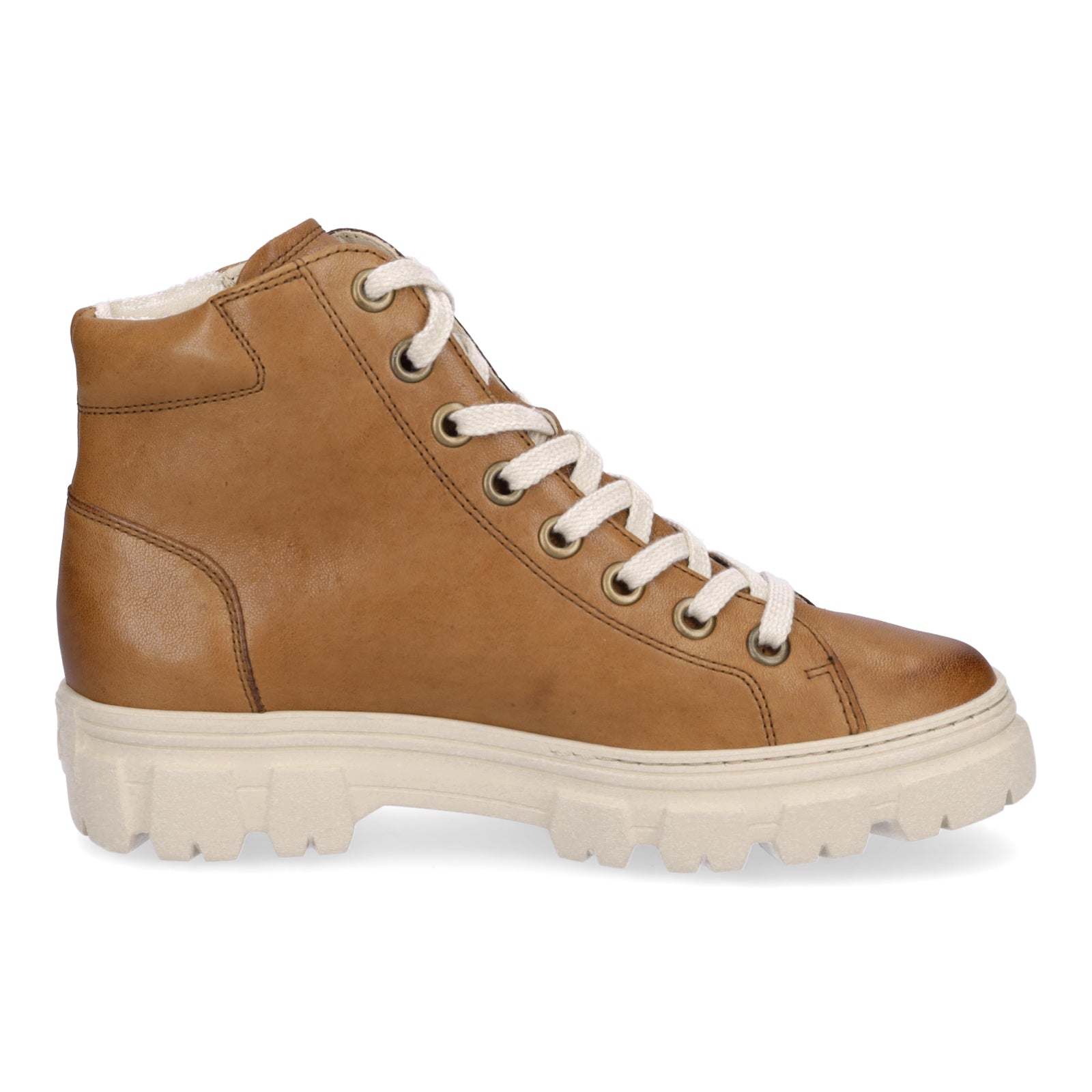 Paul Green Damen High-Top Sneaker cognac