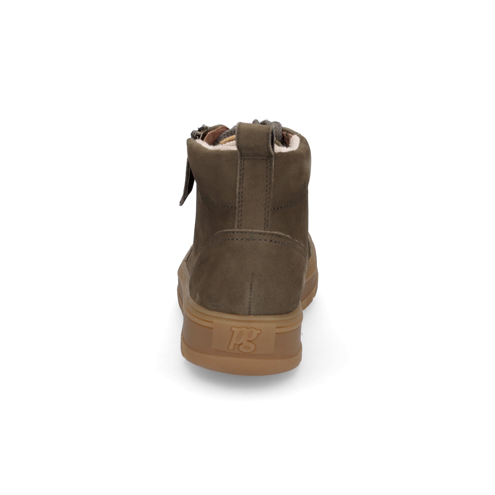 Paul Green Damen High-Top Sneaker olivgrün
