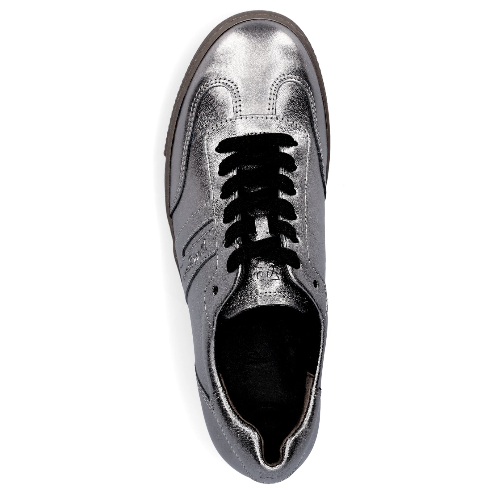 Paul Green women's sneakers gray metallic