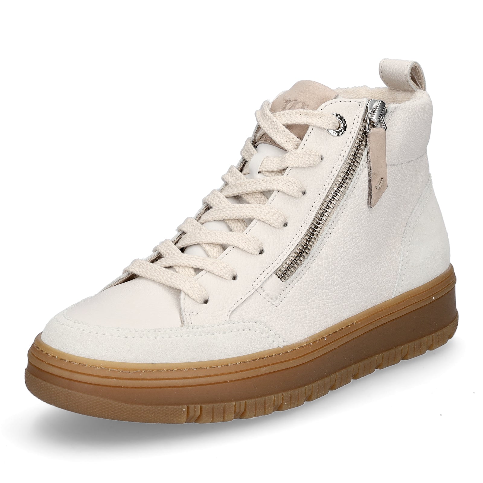 Paul Green women's high-top sneakers offwhite