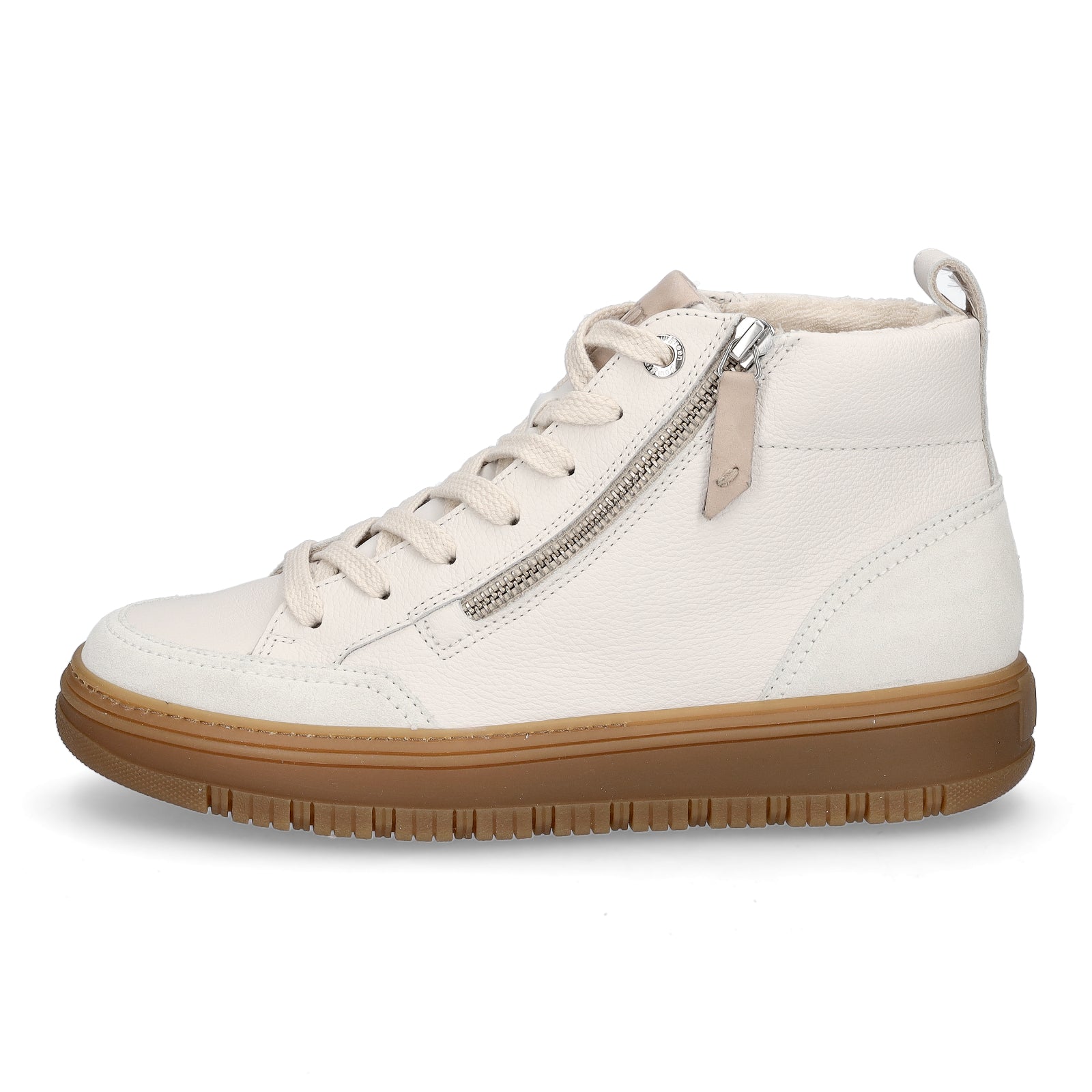 Paul Green women's high-top sneakers offwhite